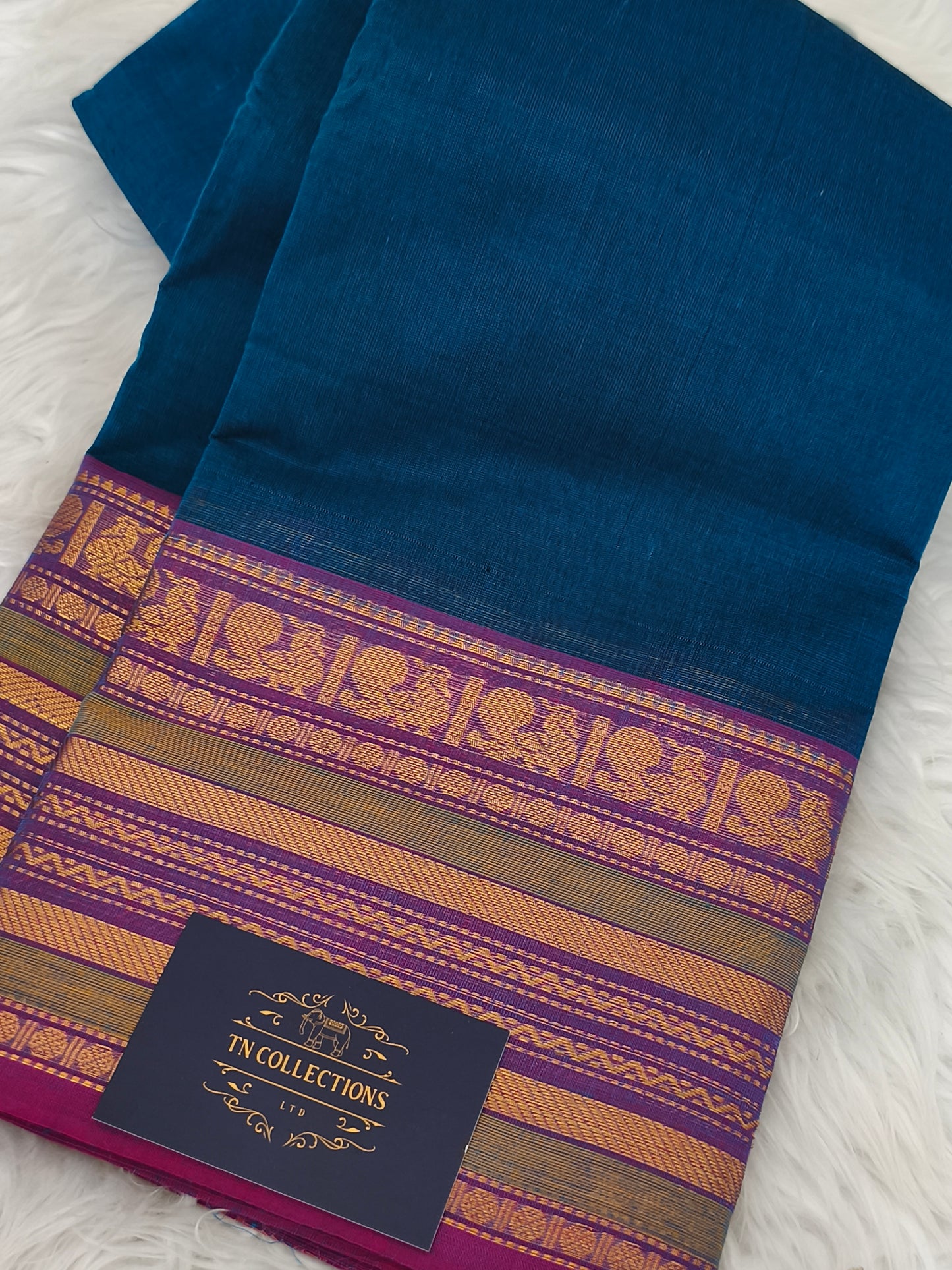 Pure handloom kanchi cotton saree