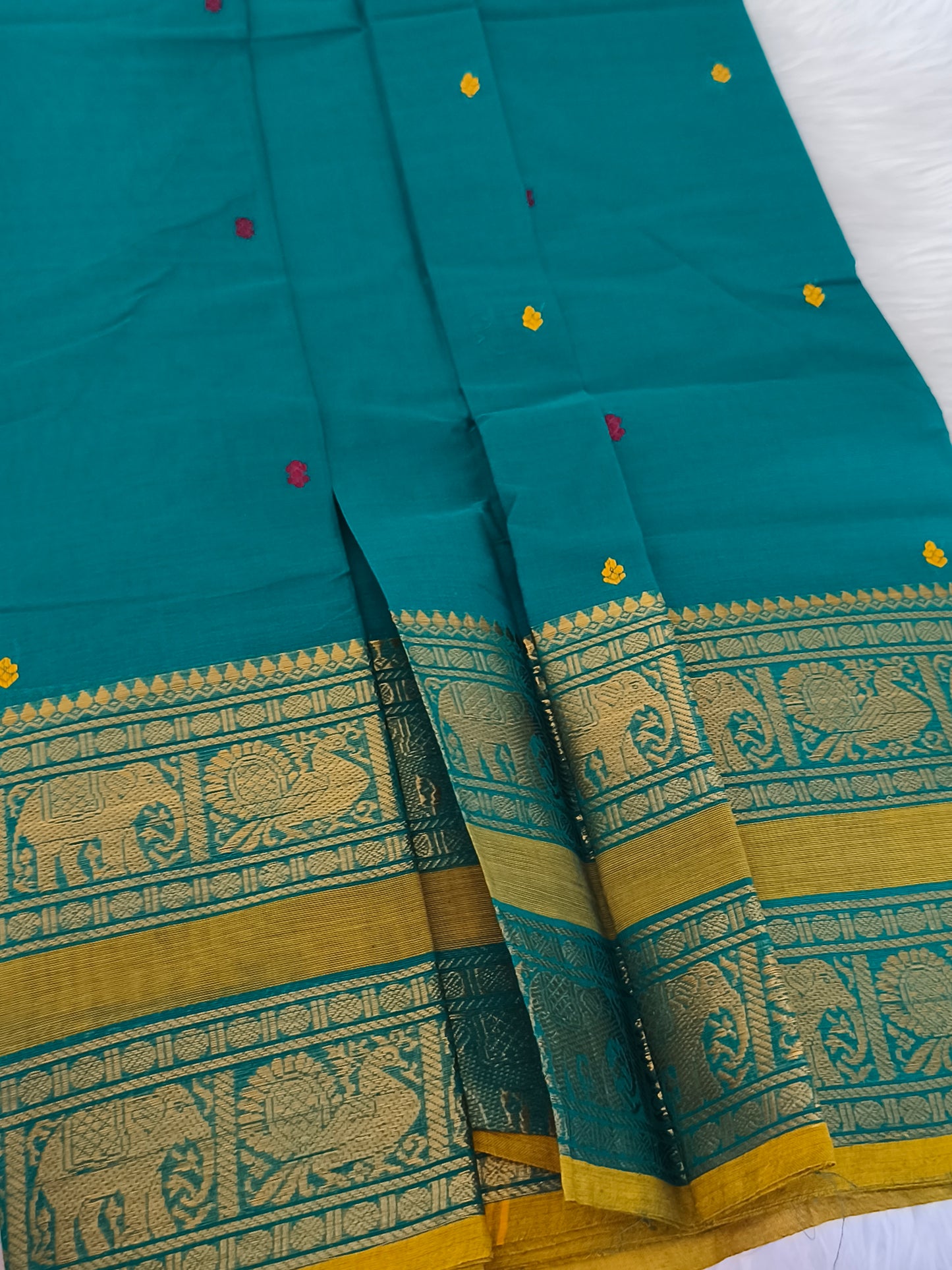 Pure Handloom kanchi cotton saree