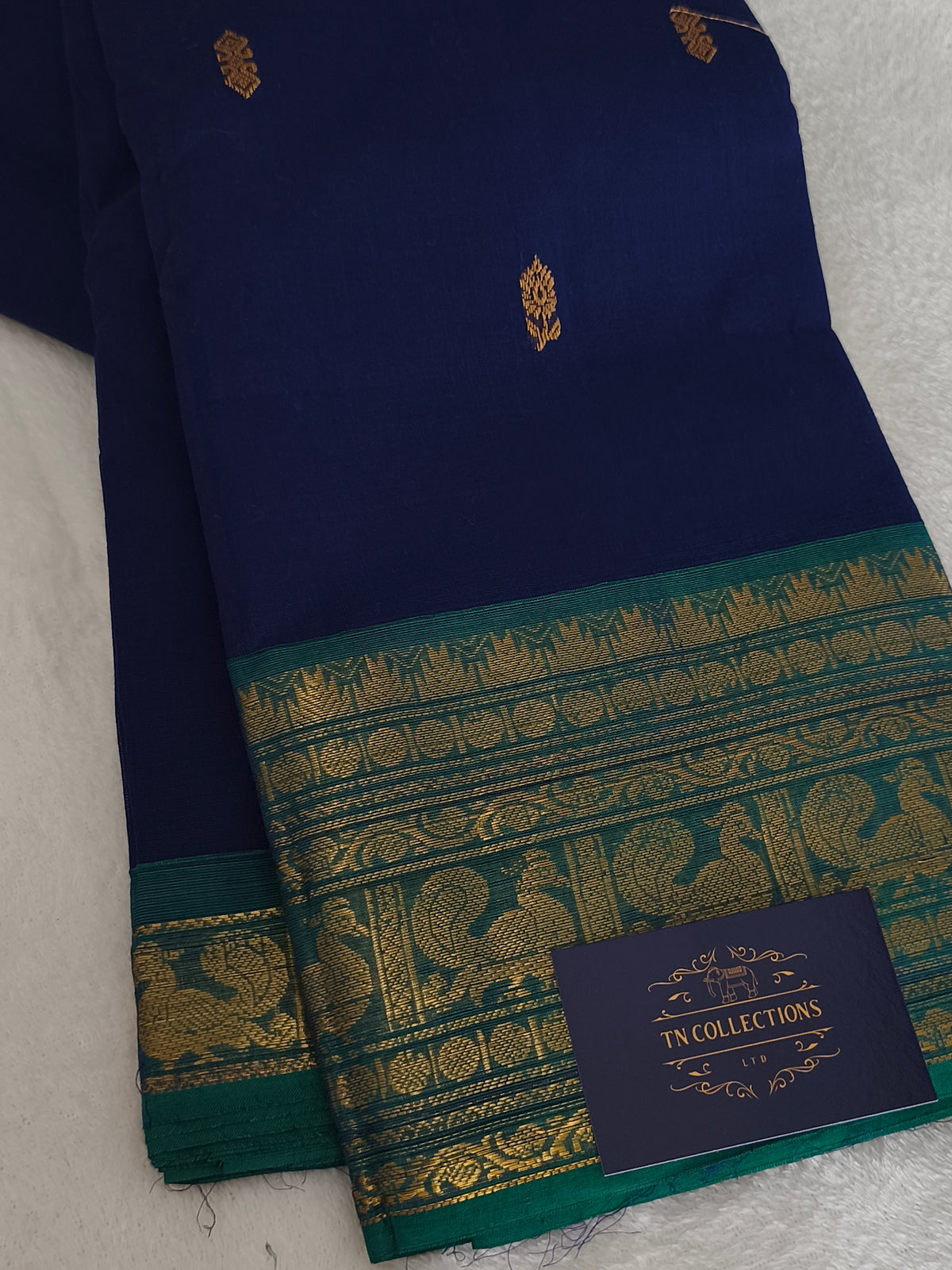 Grand Pure Kanchi Cotton Saree with Rich Pallu