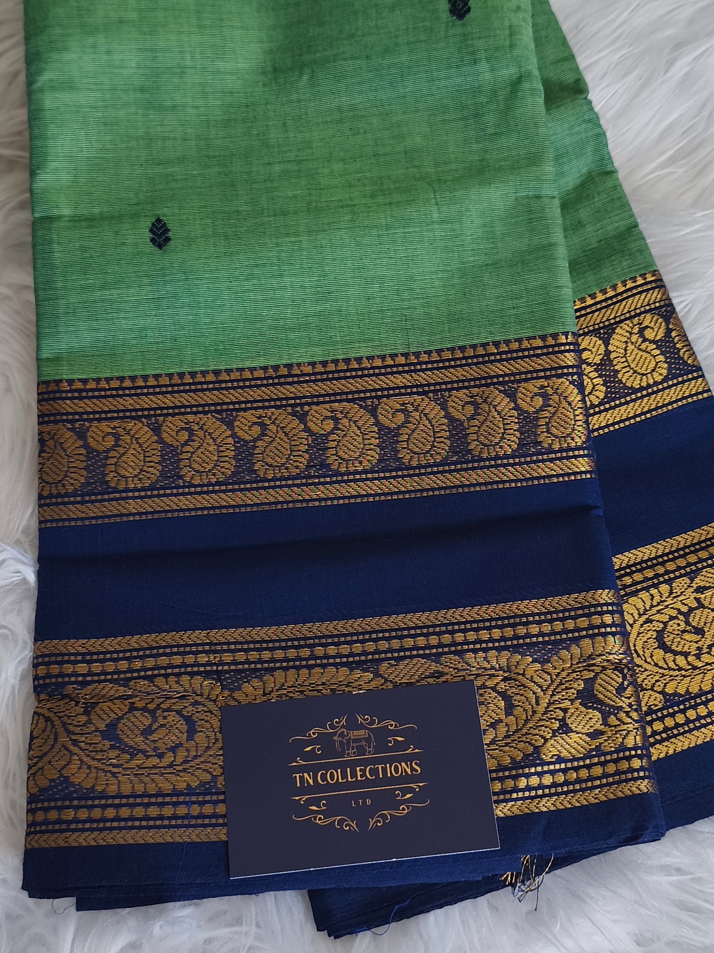 Pure handloom kanchi cotton saree
