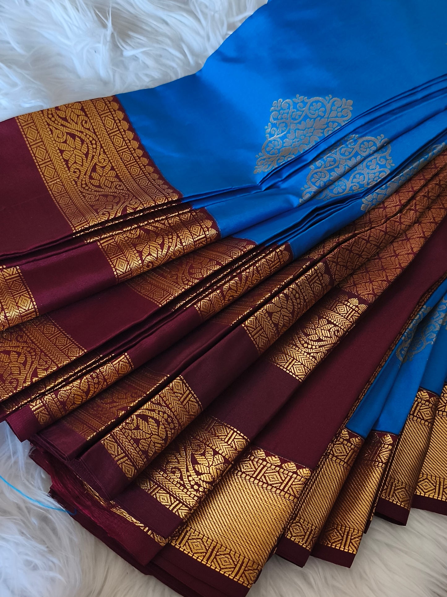 Premium Kanchi Semi silk saree