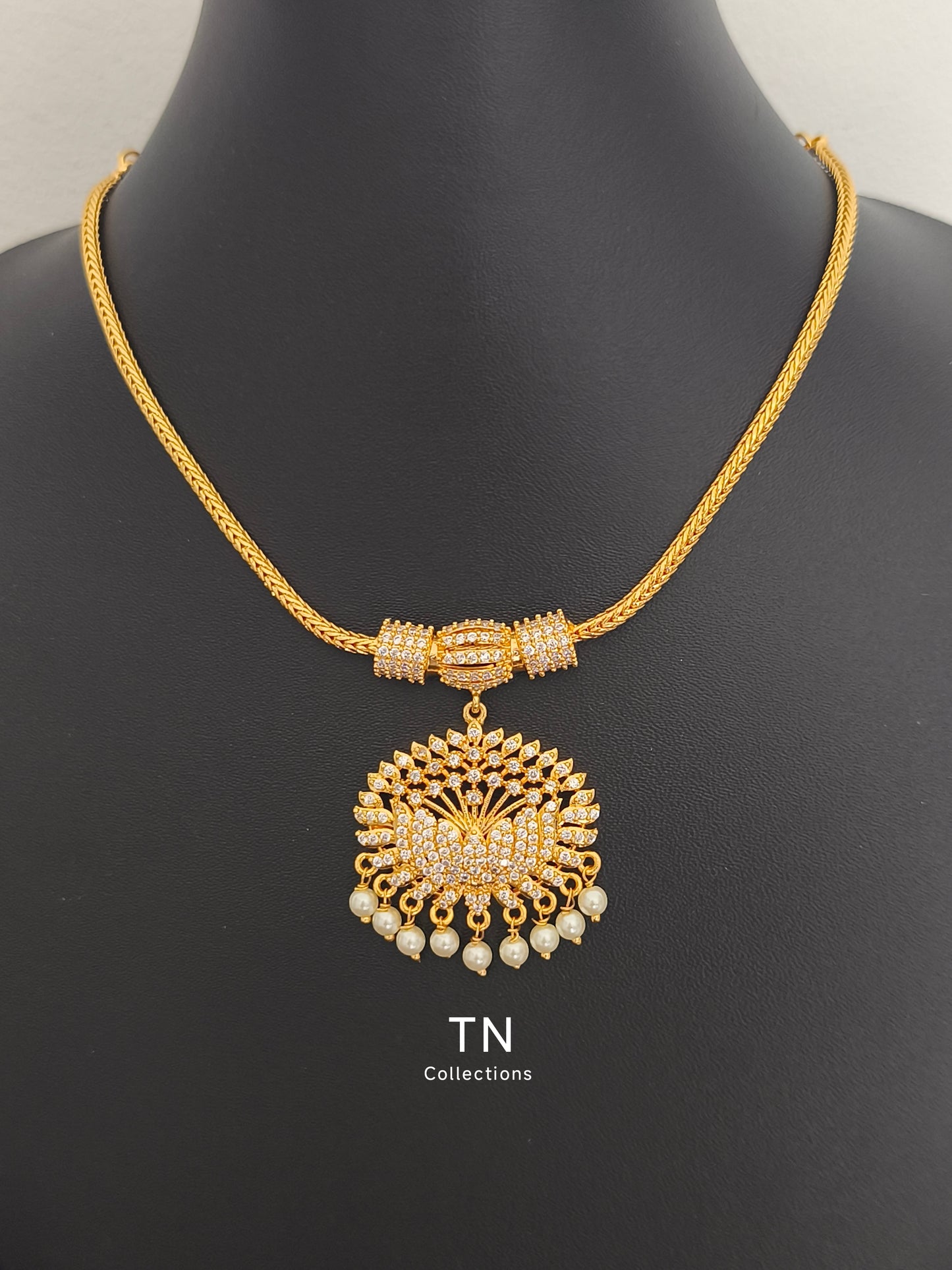 Full white stones Micro gold plated Attiyal