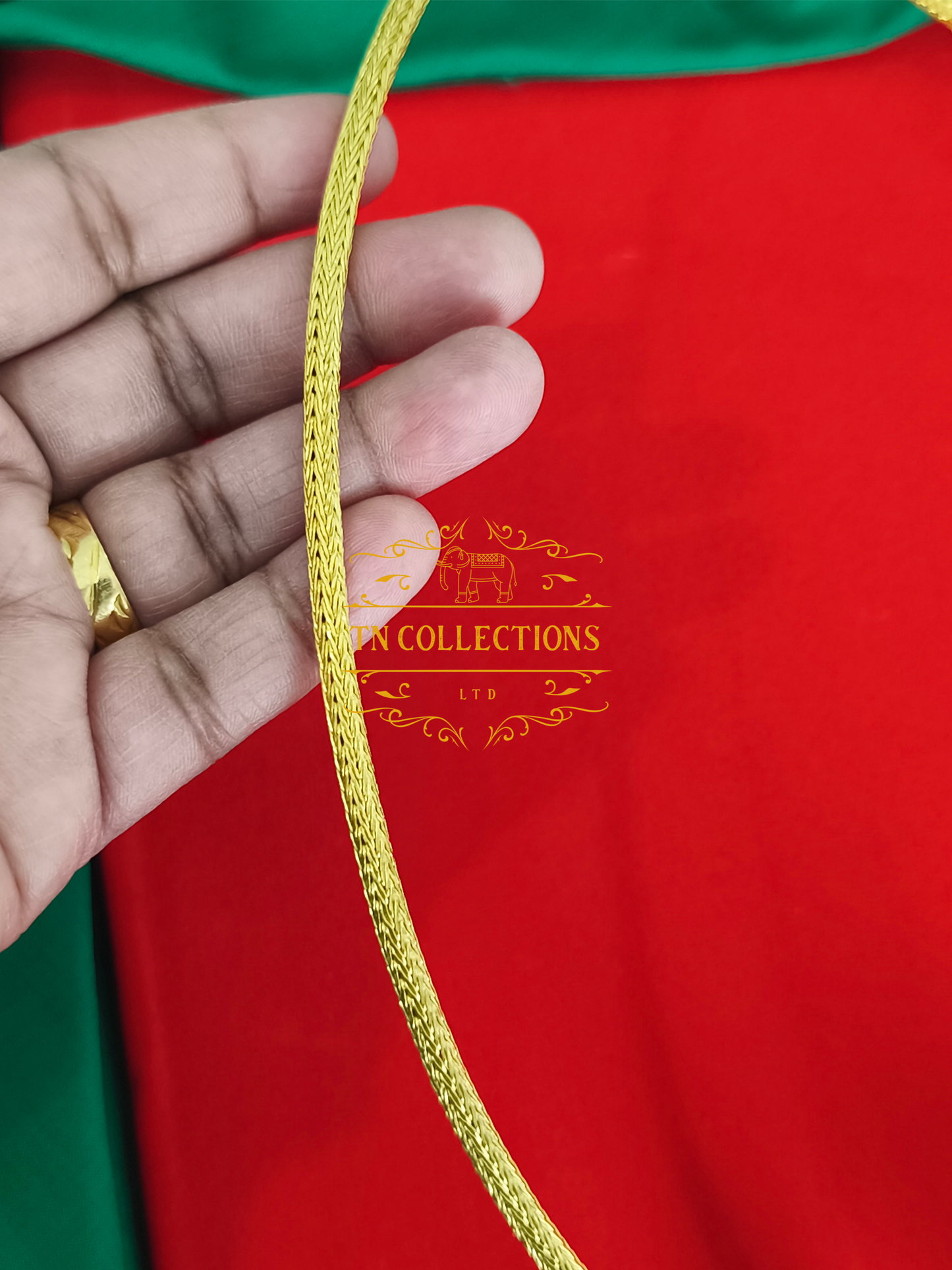22ct Gold Plated Traditional Thalikodi with Angel Thali