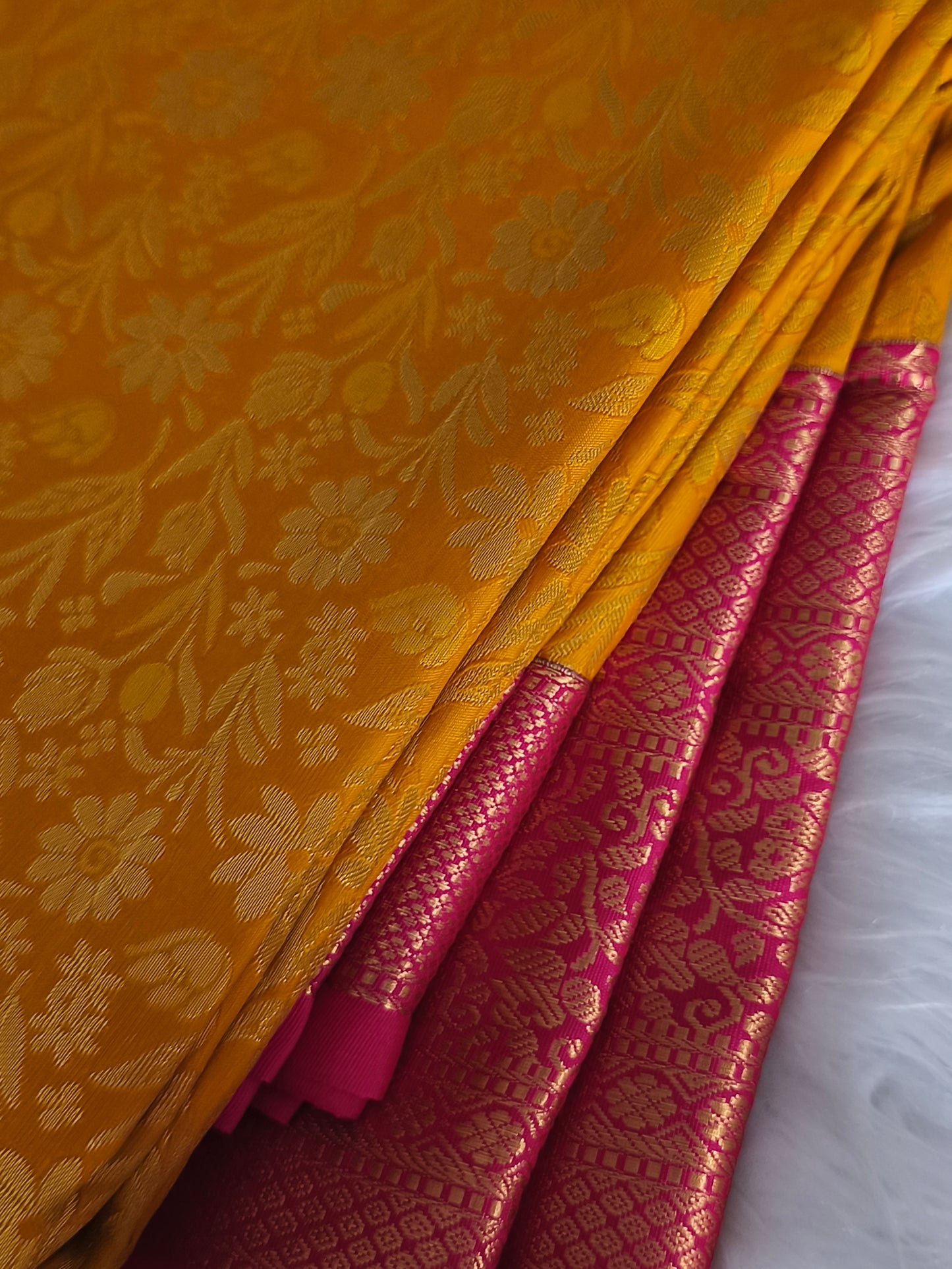 Traditional Colour Semi Kanchipuram Silk saree