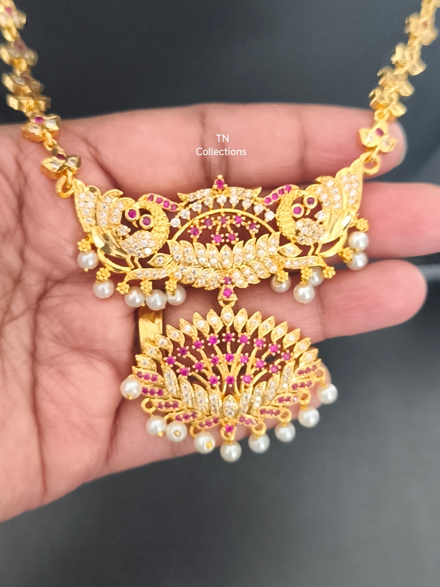 Micro gold plated Traditional Semi Bridal Set