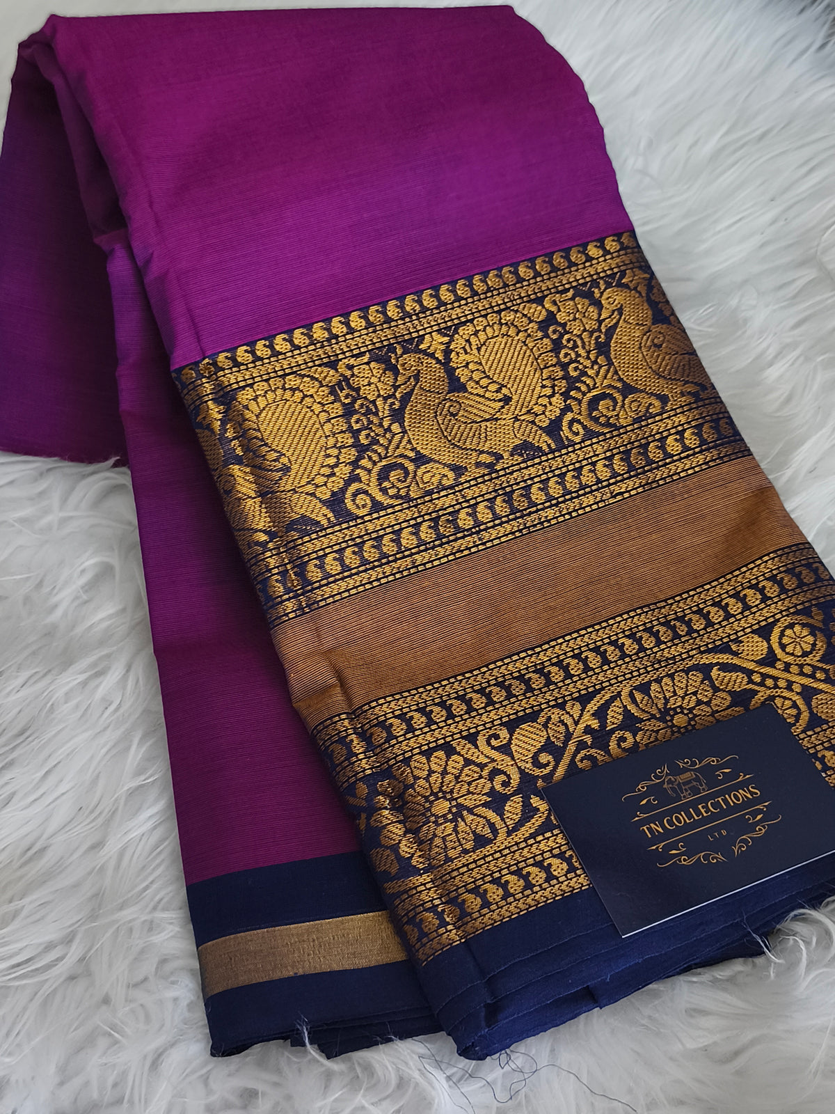 Pure Kanchi Cotton Saree WITHOUT running blouse