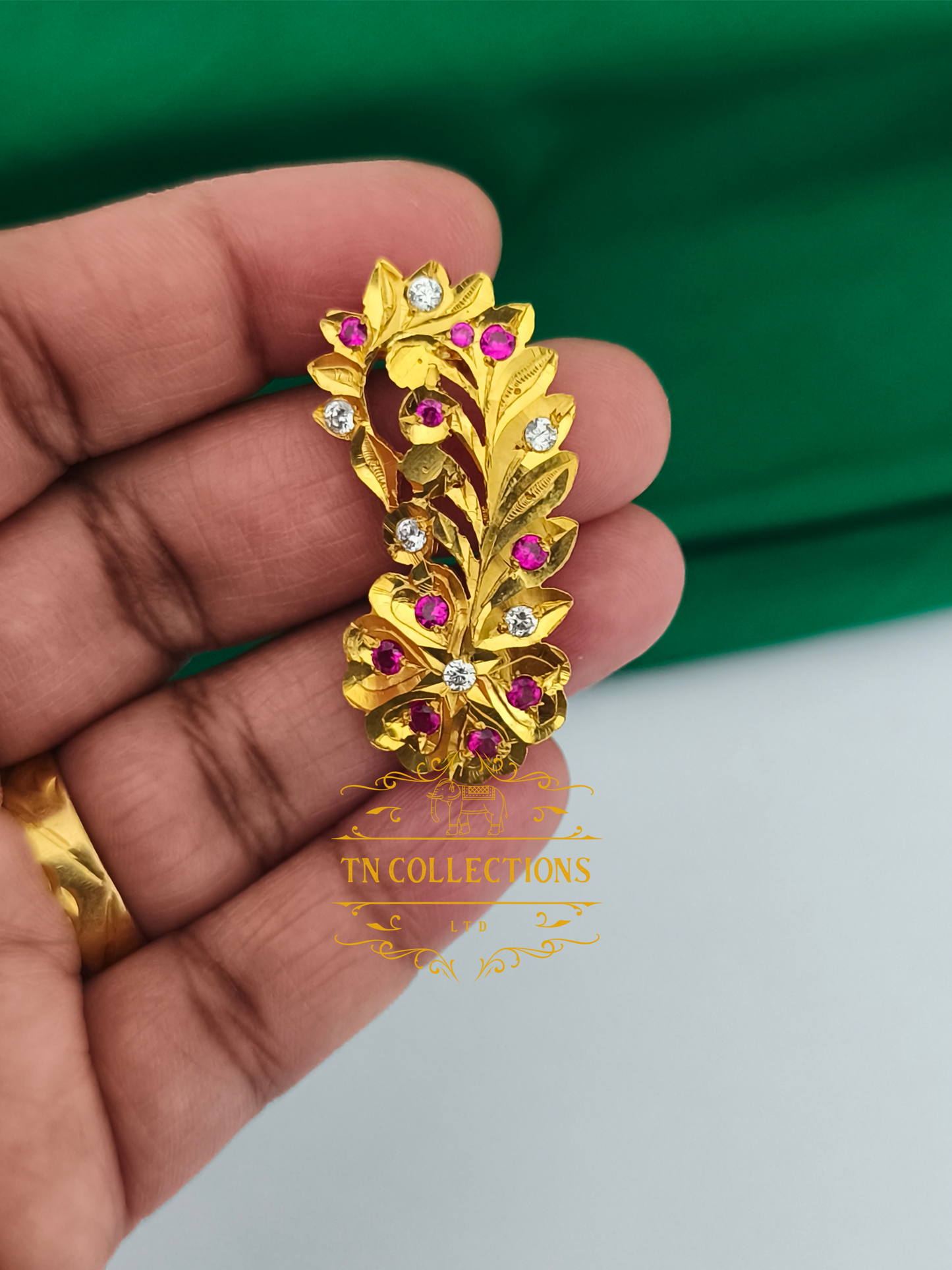 Gold Plated Mugappu for Thalikodi (Brooch)