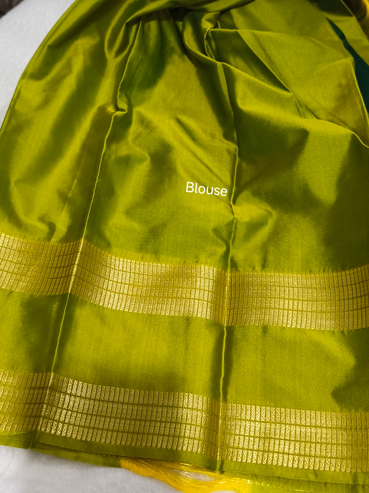 Premium kanchi semi silk saree