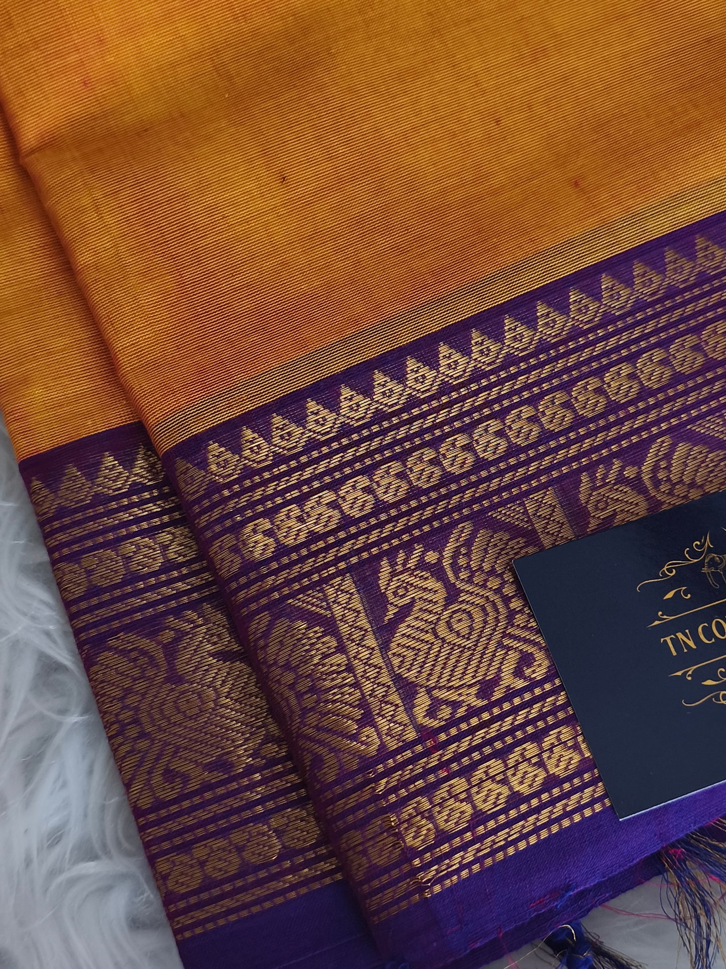 Pure Handloom Kanchi Cotton Saree