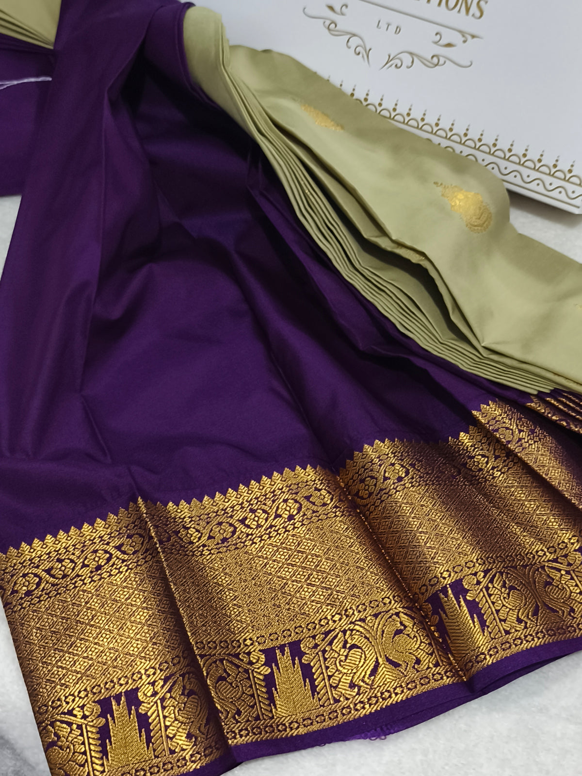 Premium kanchi semi silk saree