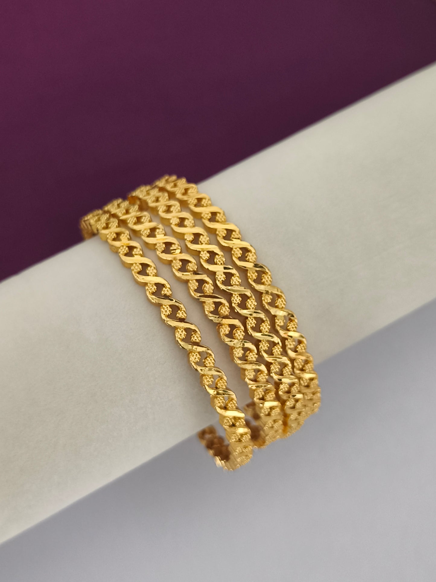 One gram gold forming Bangles Size 2.8