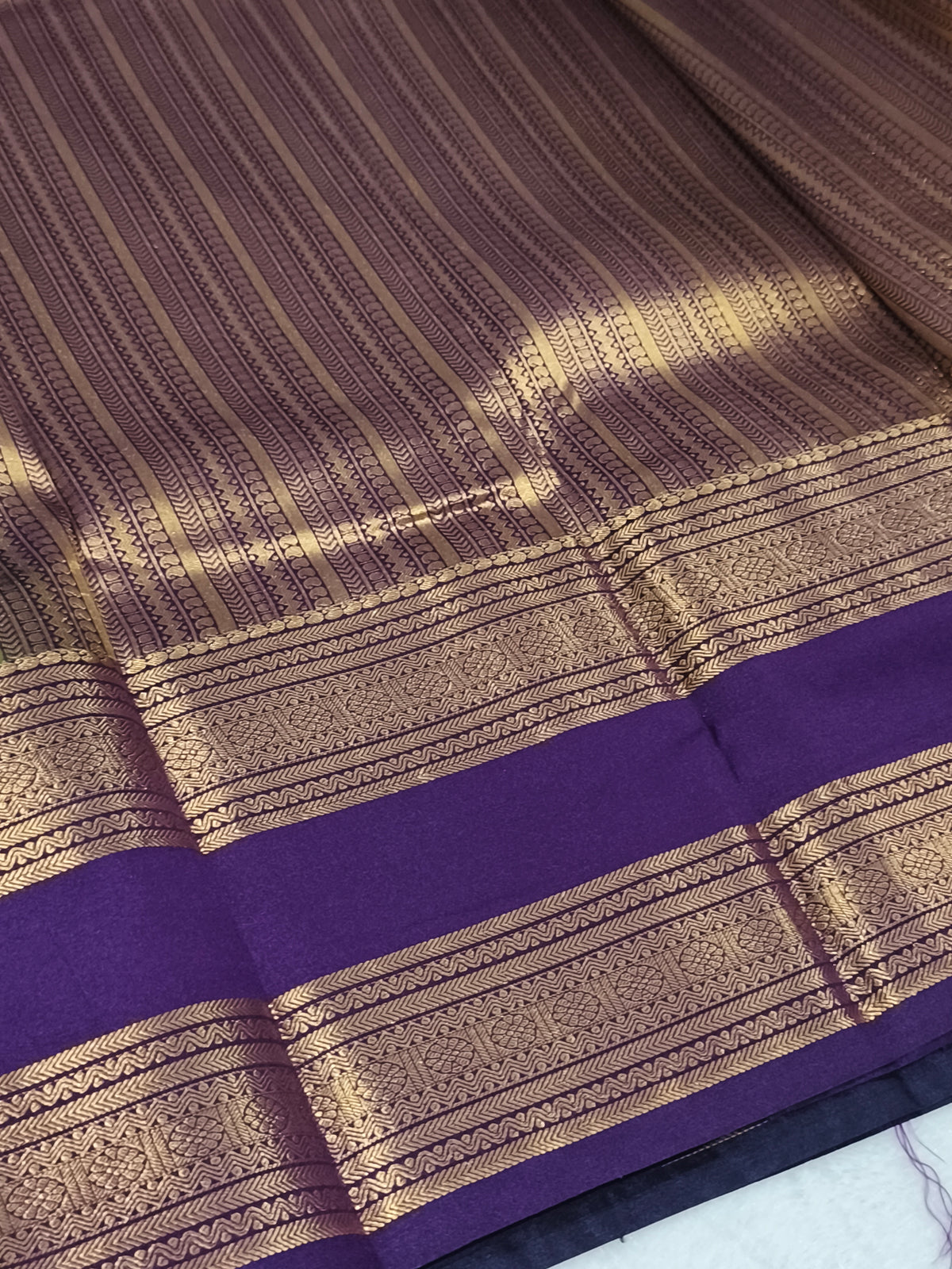 Trendy Semi Soft Silk Saree with contrast blouse and rich pallu