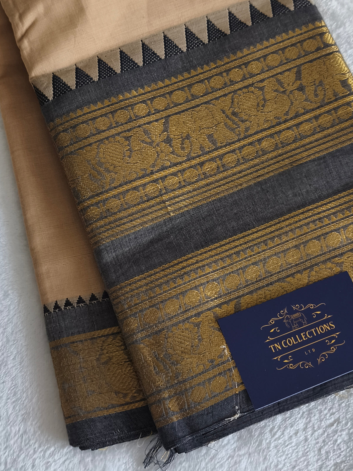 Pure Handloom Kanchi Cotton Saree