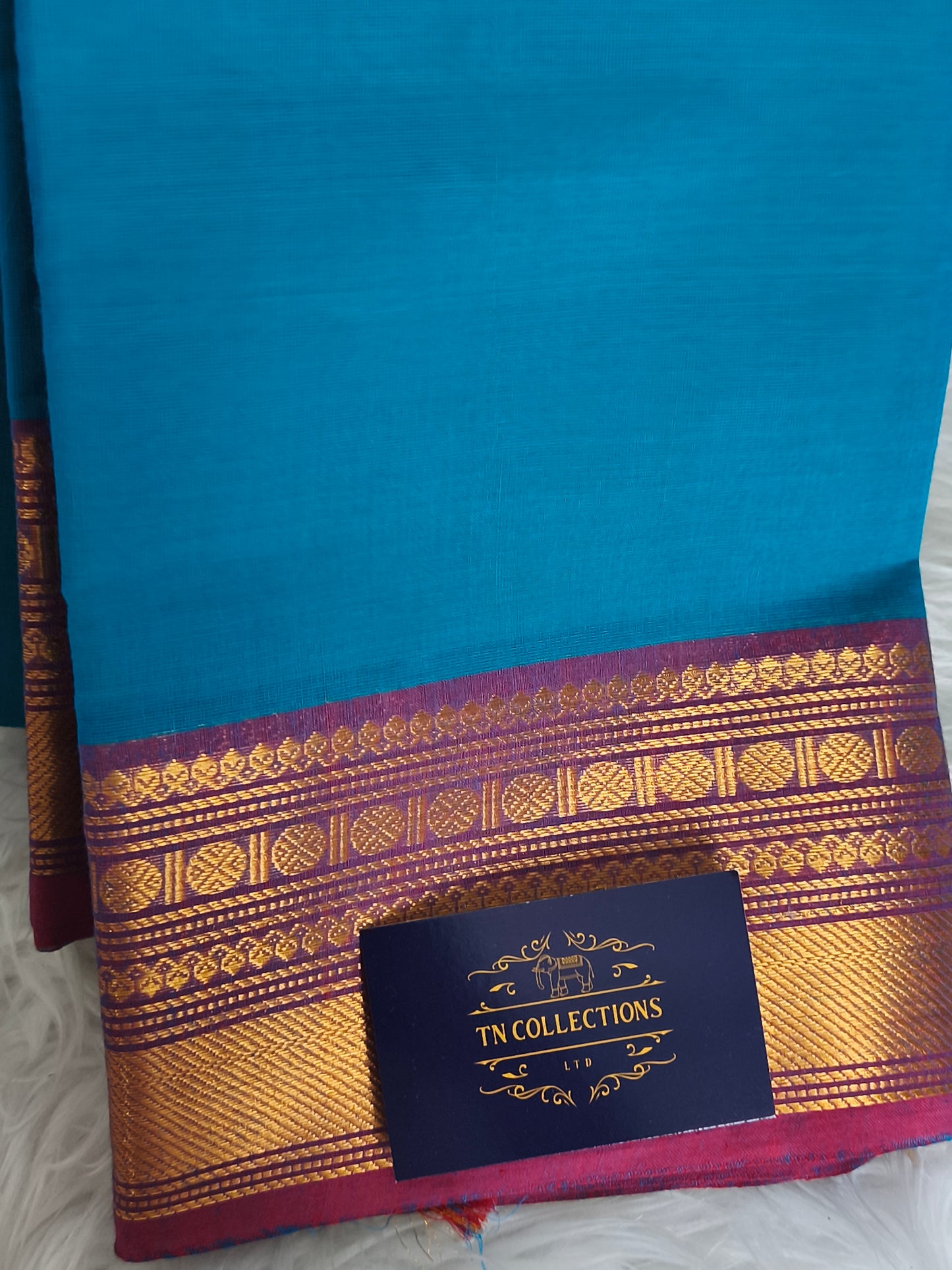 Pure handloom kanchi cotton saree