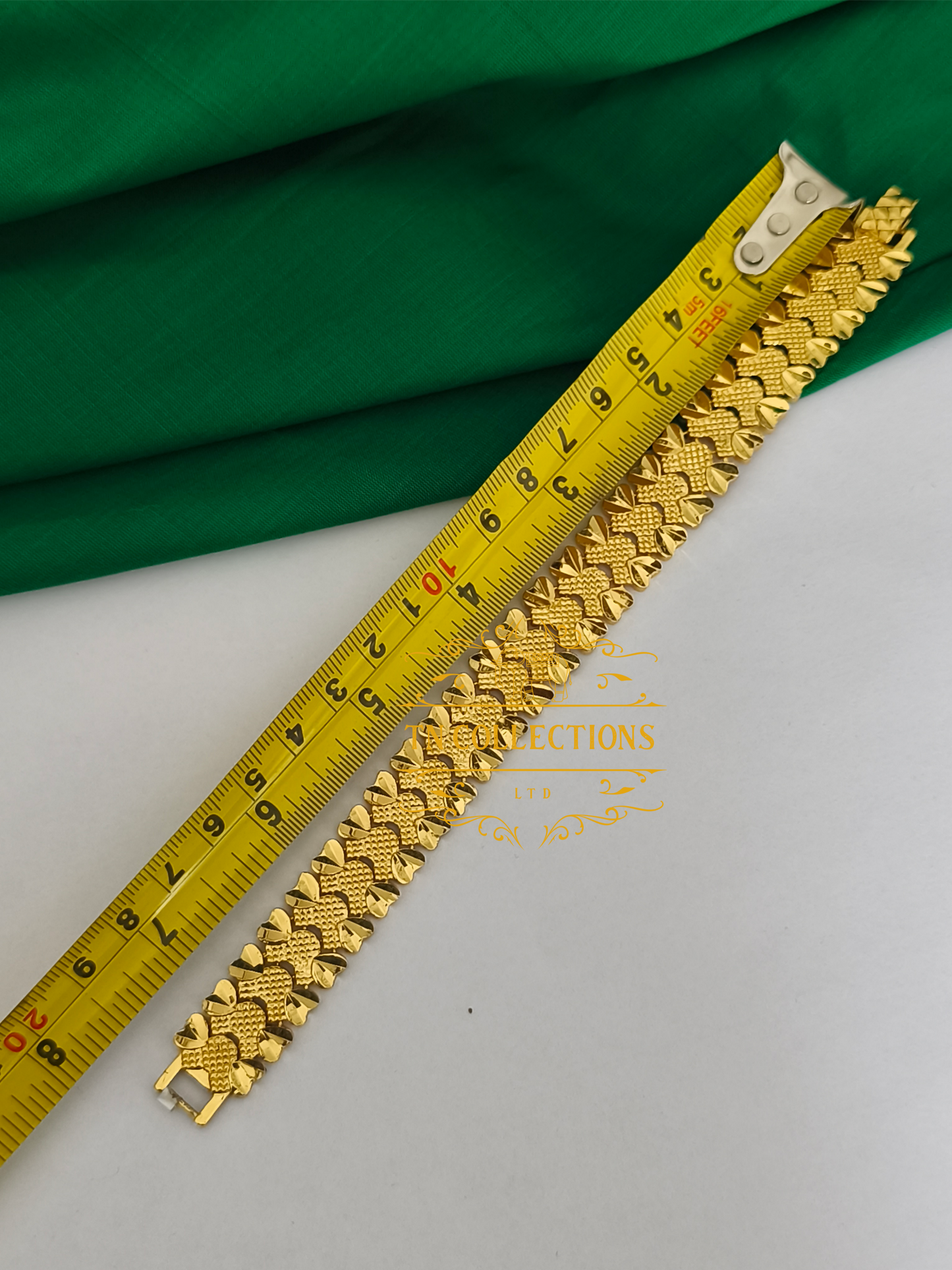 Trendy Gold Plated Men's Bracelet