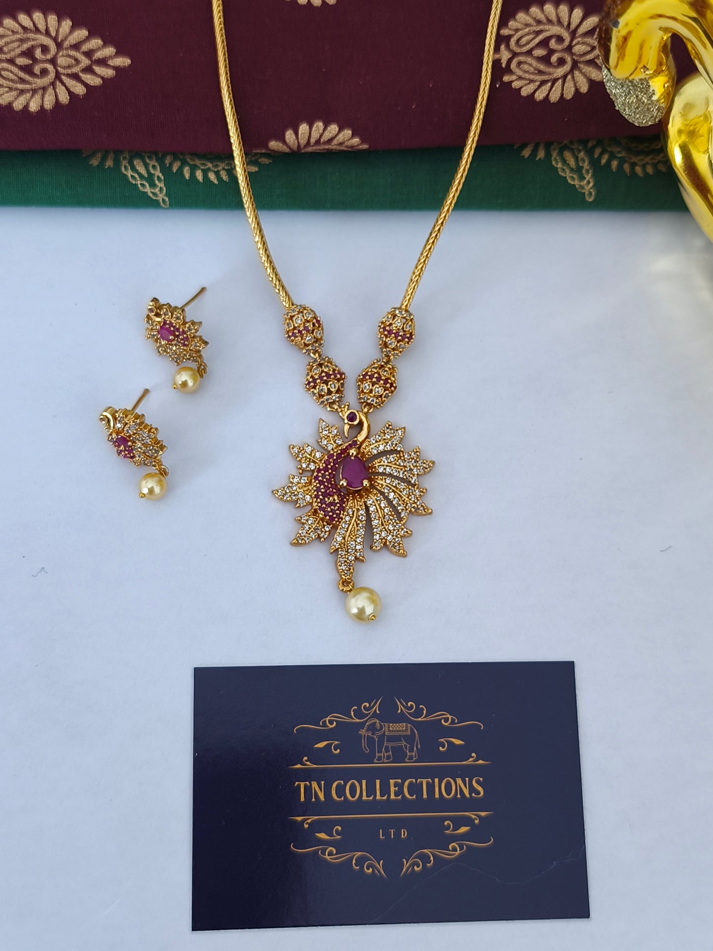 Micro gold Necklace set