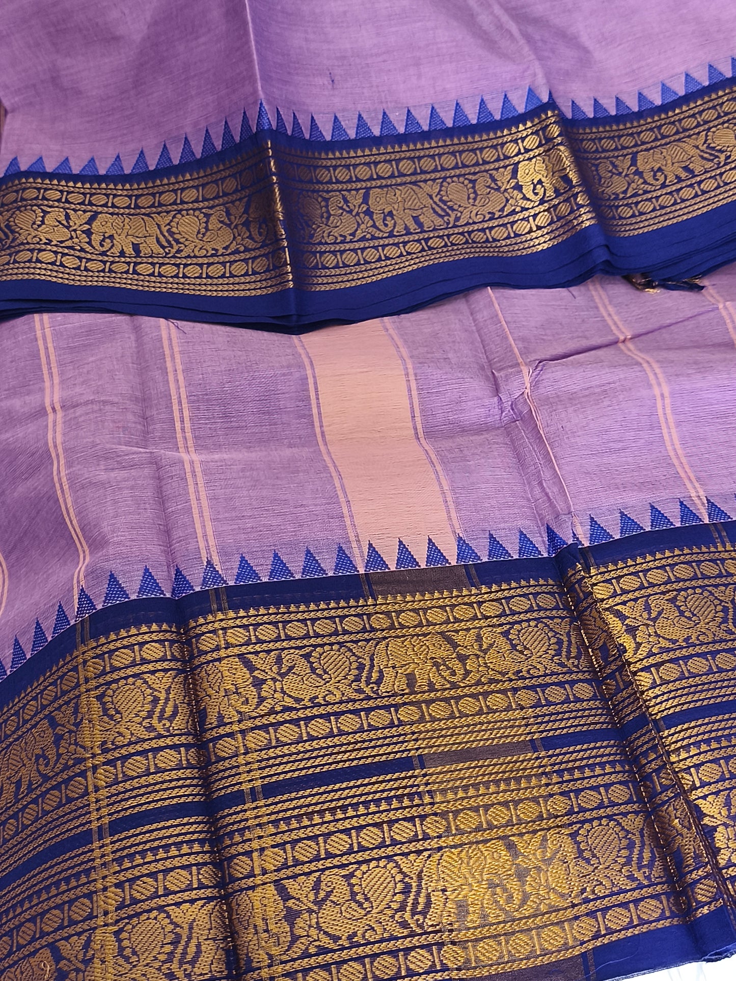 Pure Handloom Kanchi Cotton Saree