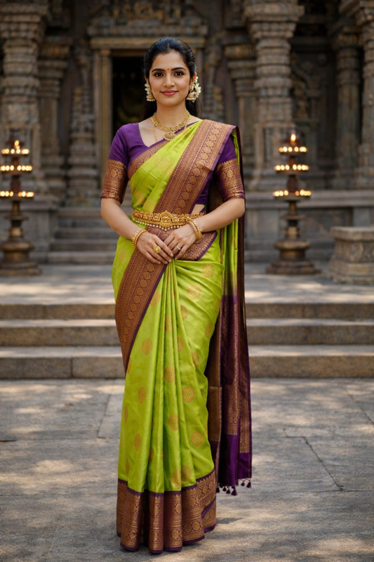 Korvai Premium soft silk saree