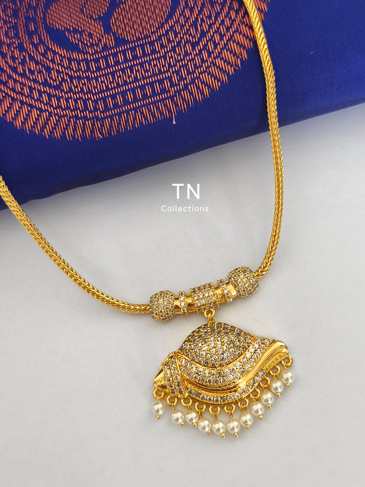 Micro gold plated Traditional Sangu Design Attiyal