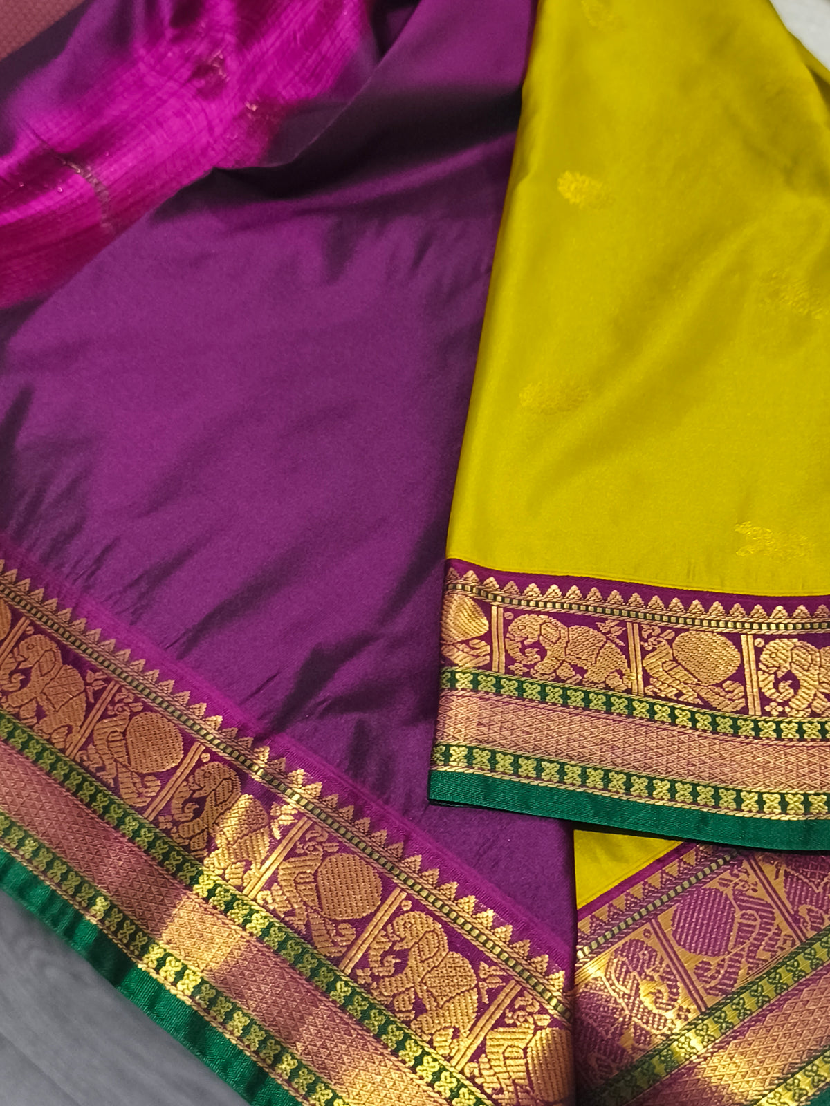 Premium Semi kanchipuram Silk Saree
