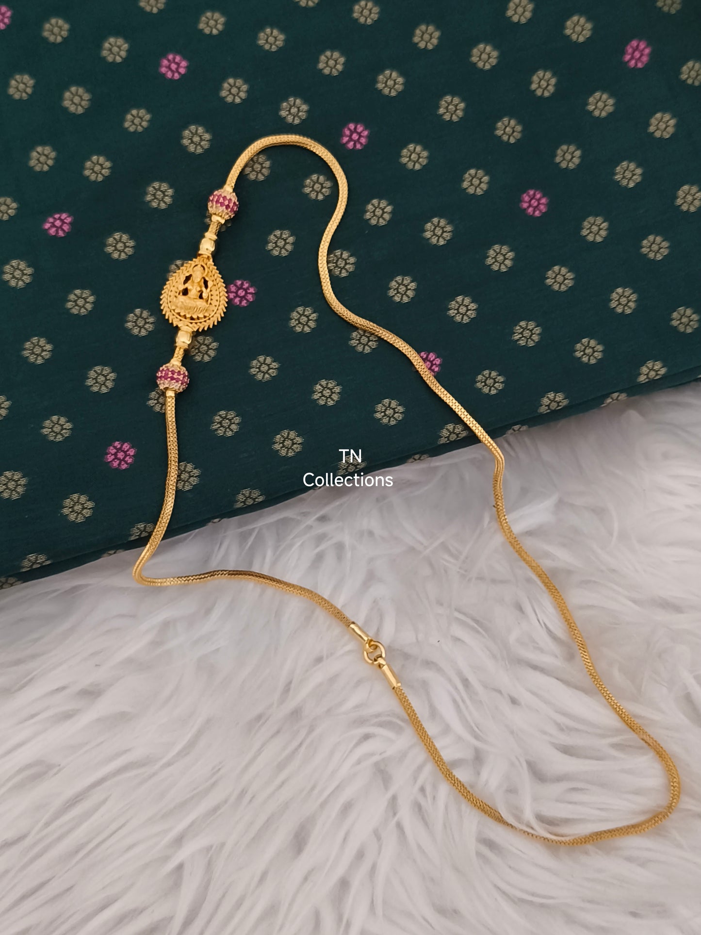 Micro gold plated Mugappu Chain
