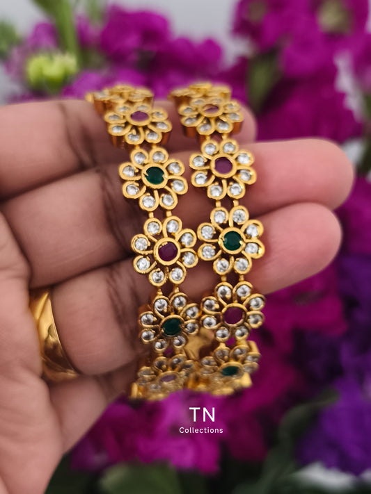 Matte Finish Bangles Set