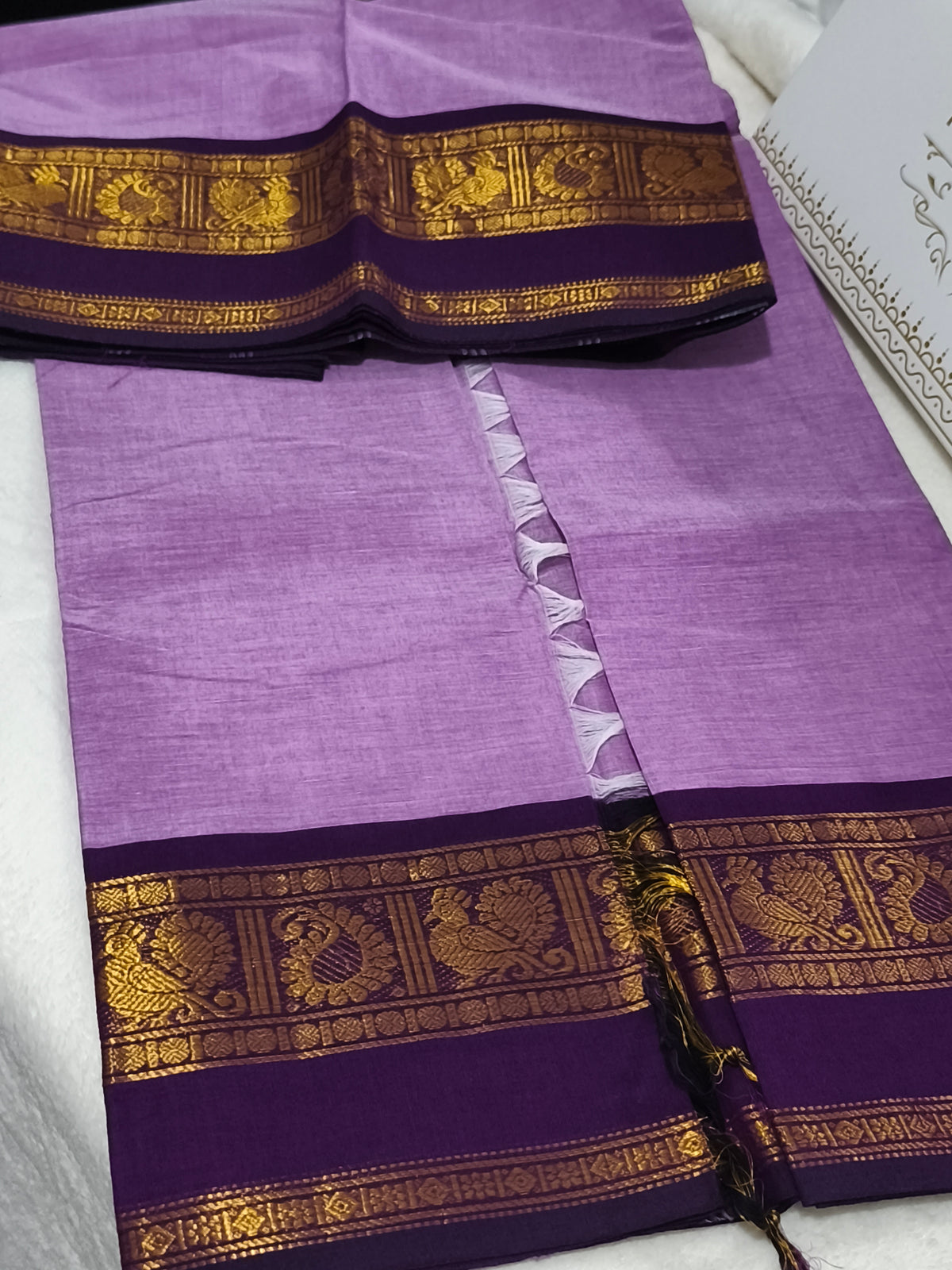 Pure Handloom Kanchi Cotton Saree