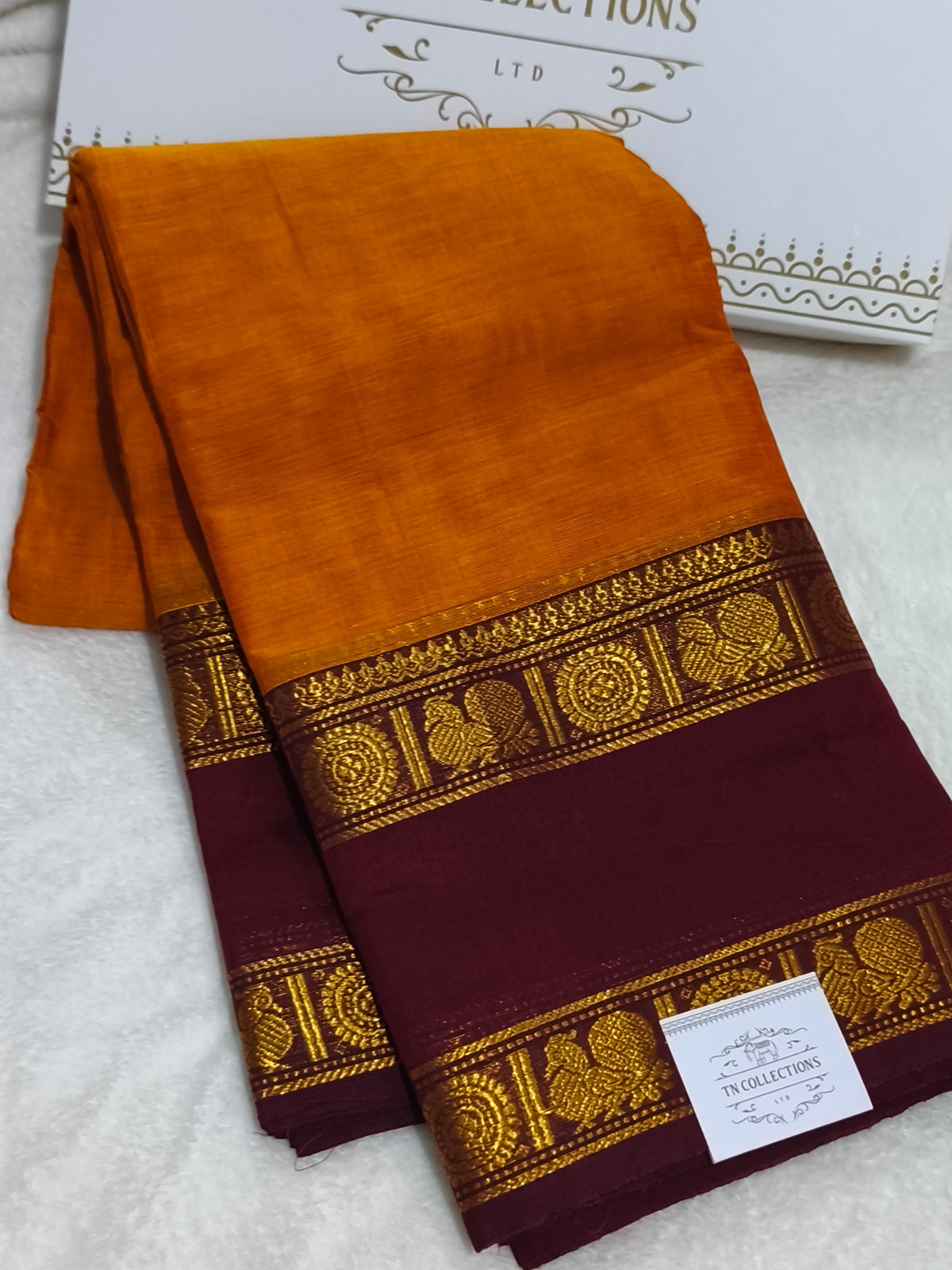 Pure Handloom Kanchi Cotton Saree