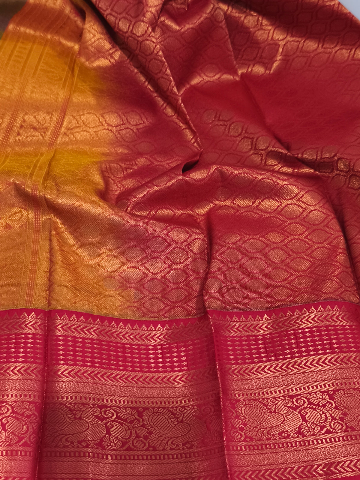 Premium kanchi semi silk saree