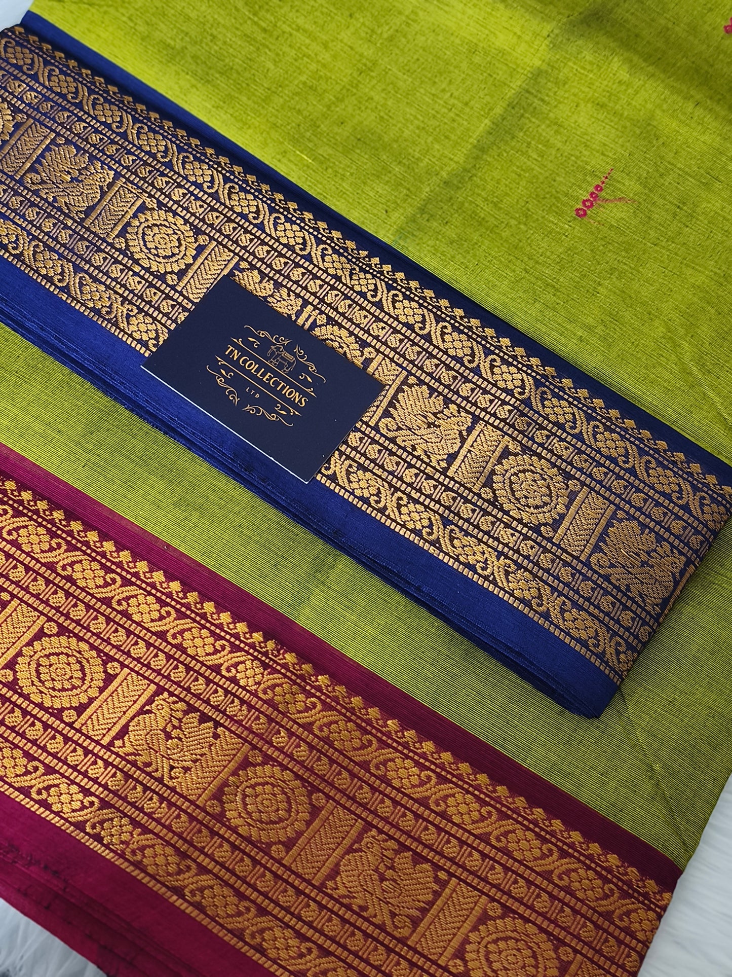 Pure handloom Kanchi Cotton Saree