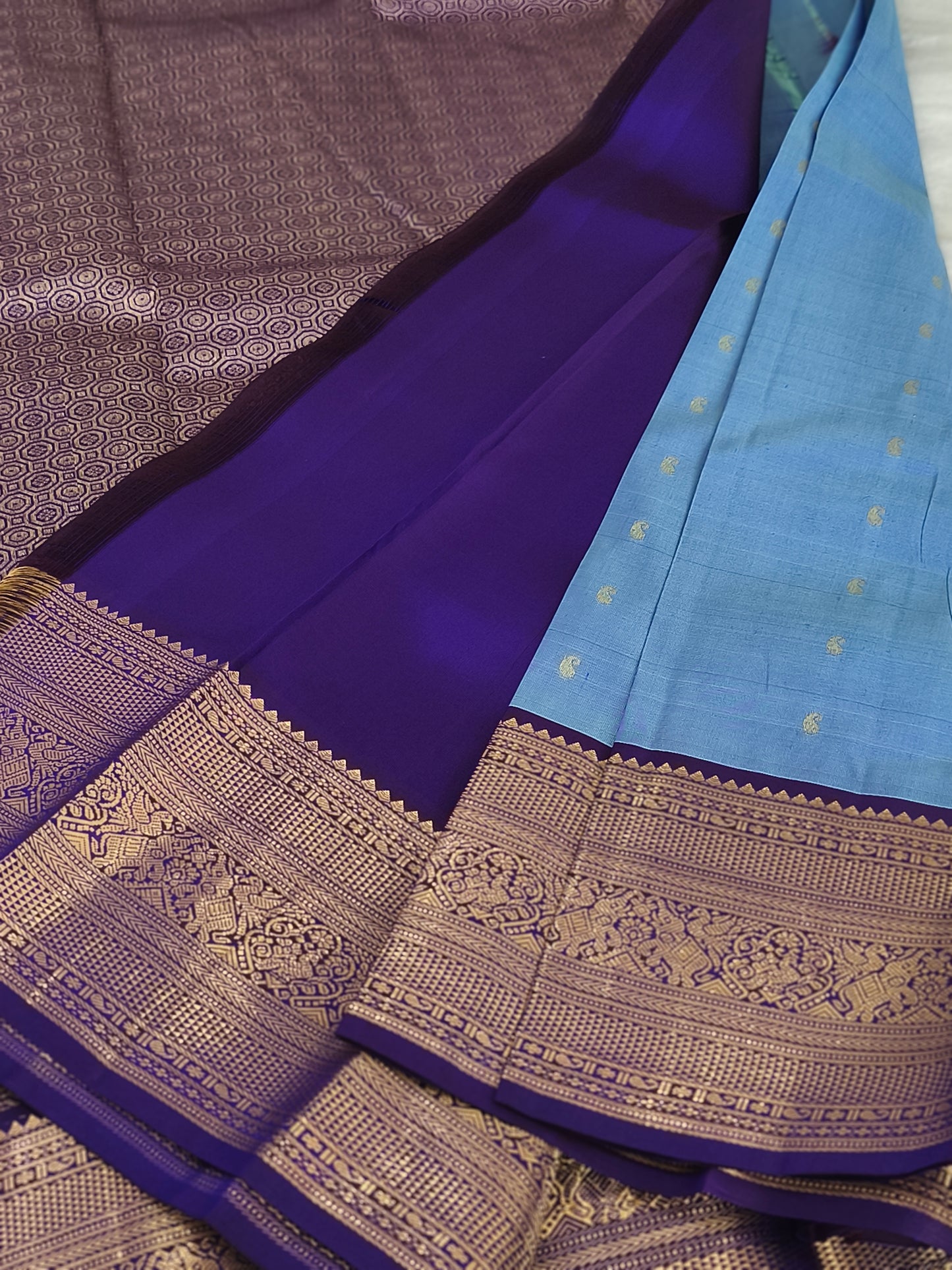 Pure Handloom kanchipuram Silk Saree