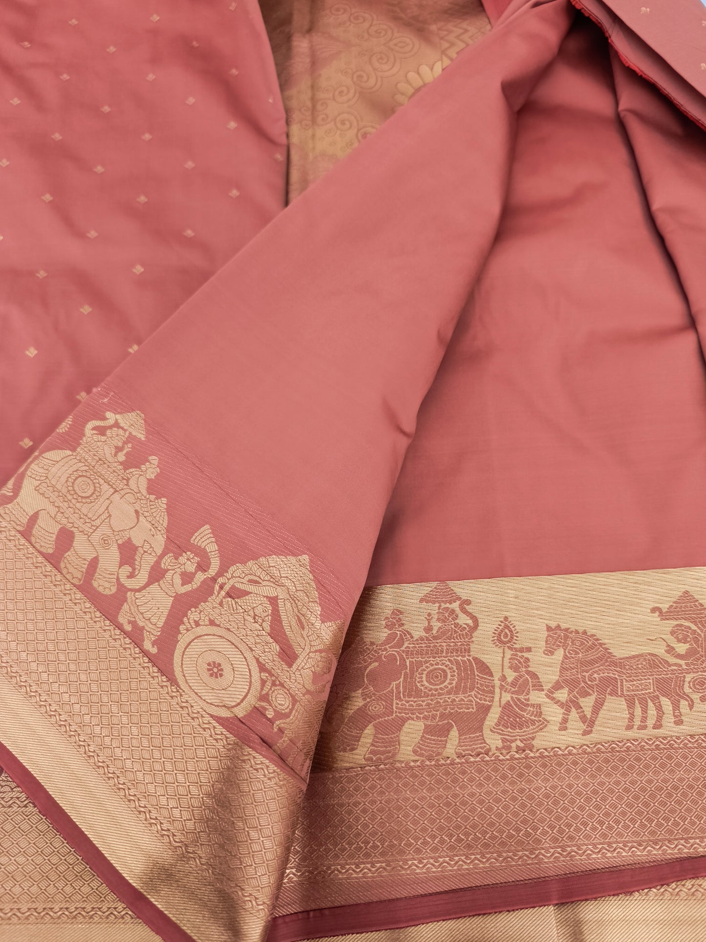 Pallakku Design Soft Silk Saree