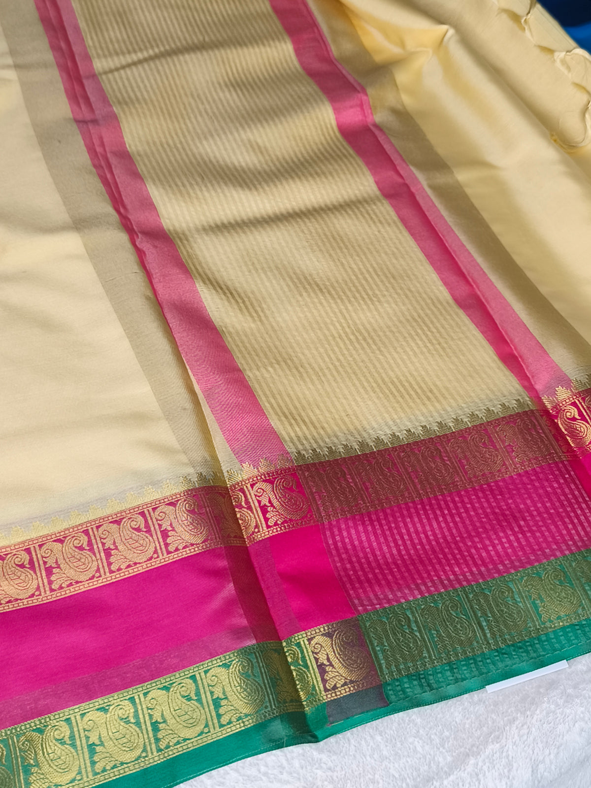 Semi Kanjivaram Banaras Soft Silk Saree