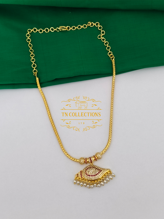 Micro gold plated Traditional sangu Attiyal