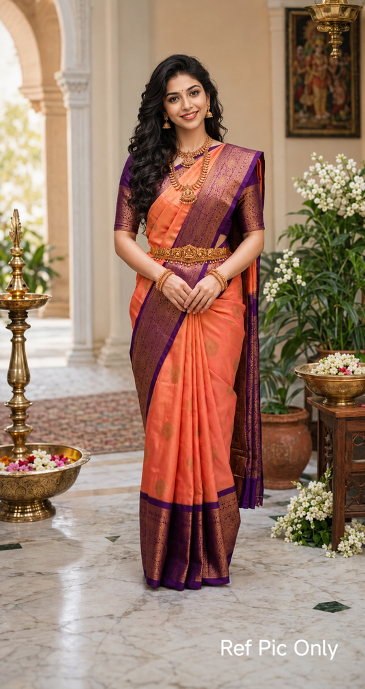 Premium Korvai Soft Silk Saree