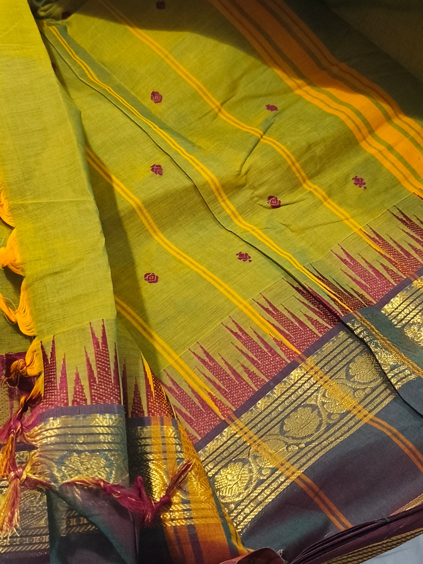 Pure Kanchi Cotton Saree