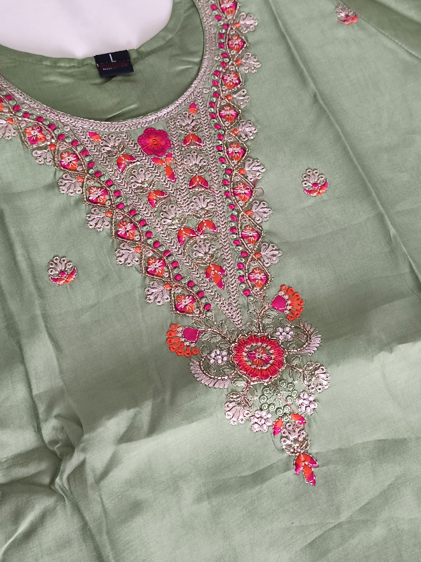 Pastel green Readymade Shalwar