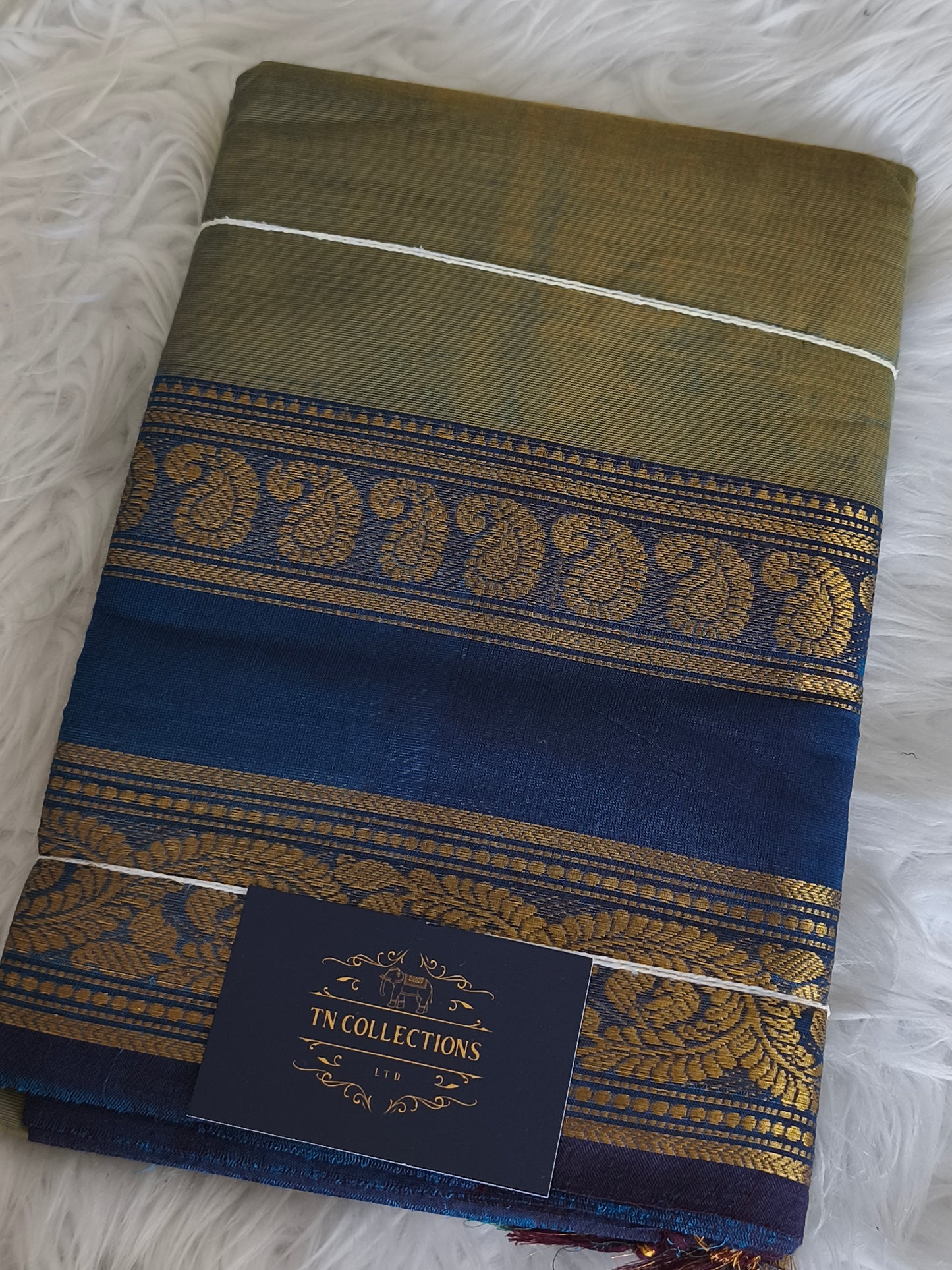 Pure handloom kanchi cotton saree