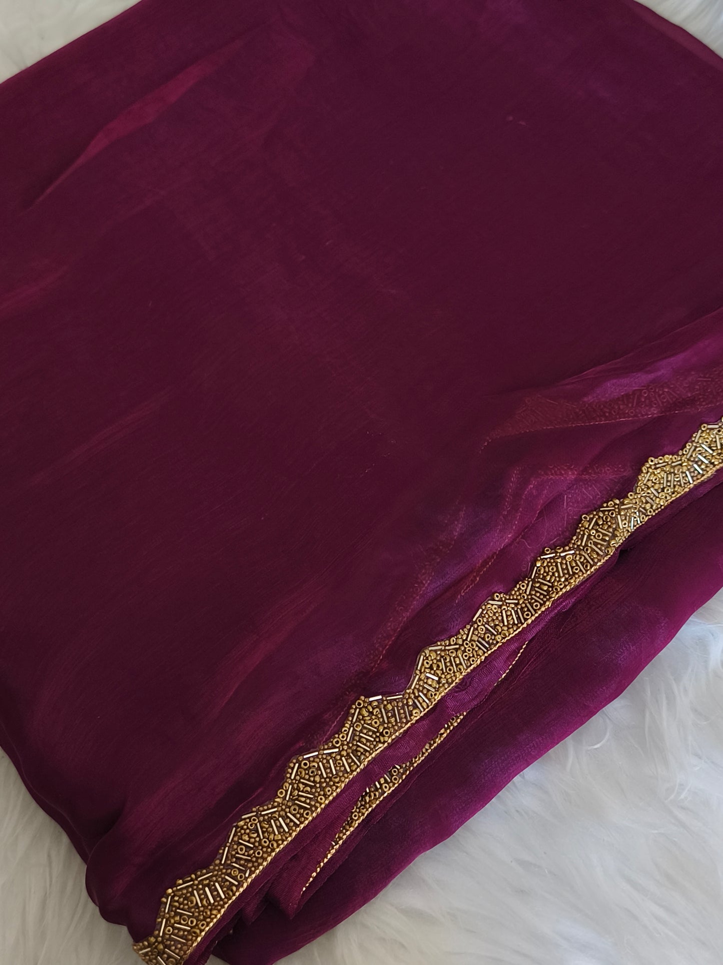 Soft Fendy Chiffon Party Saree