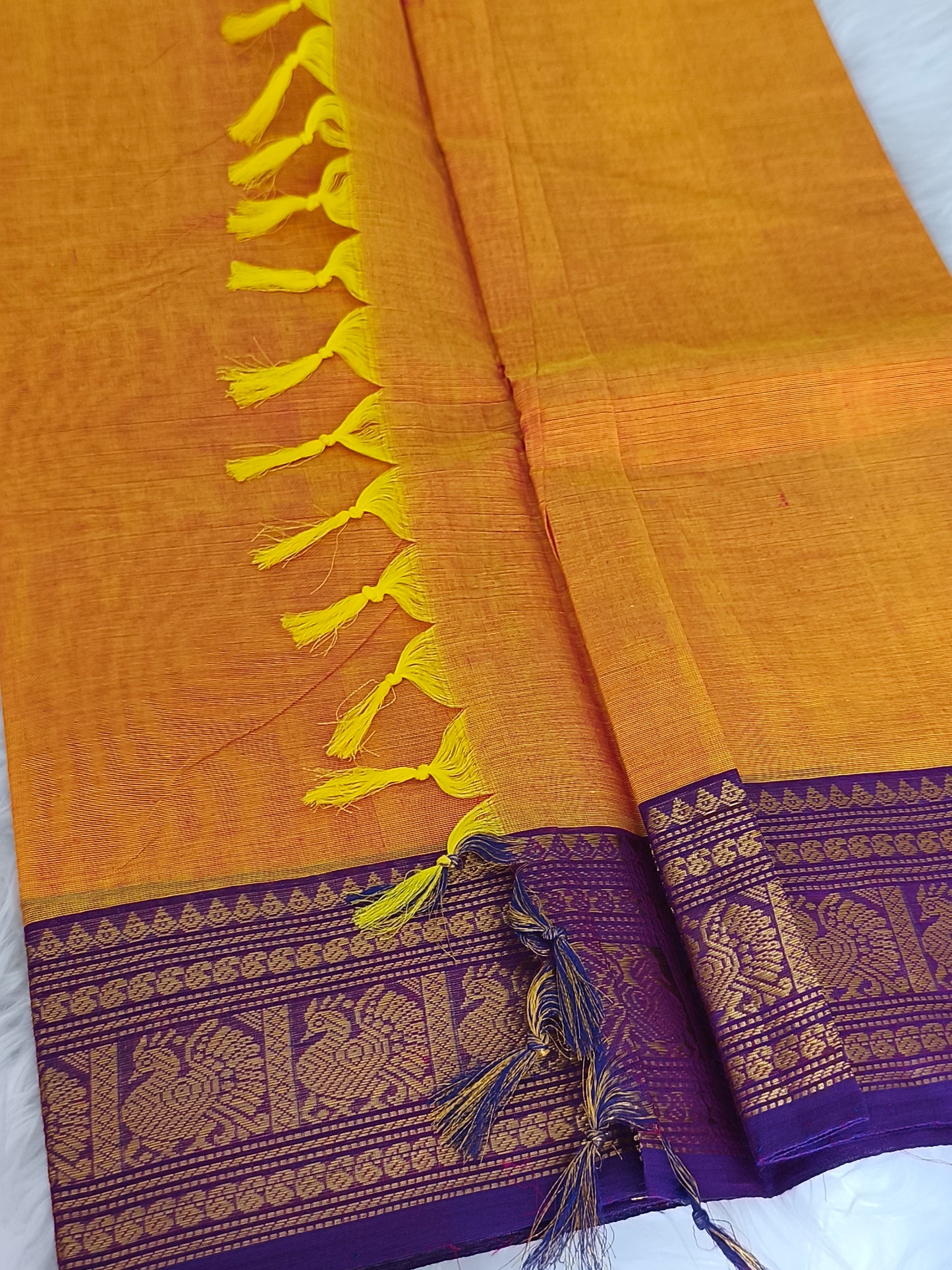 Pure Handloom Kanchi Cotton Saree