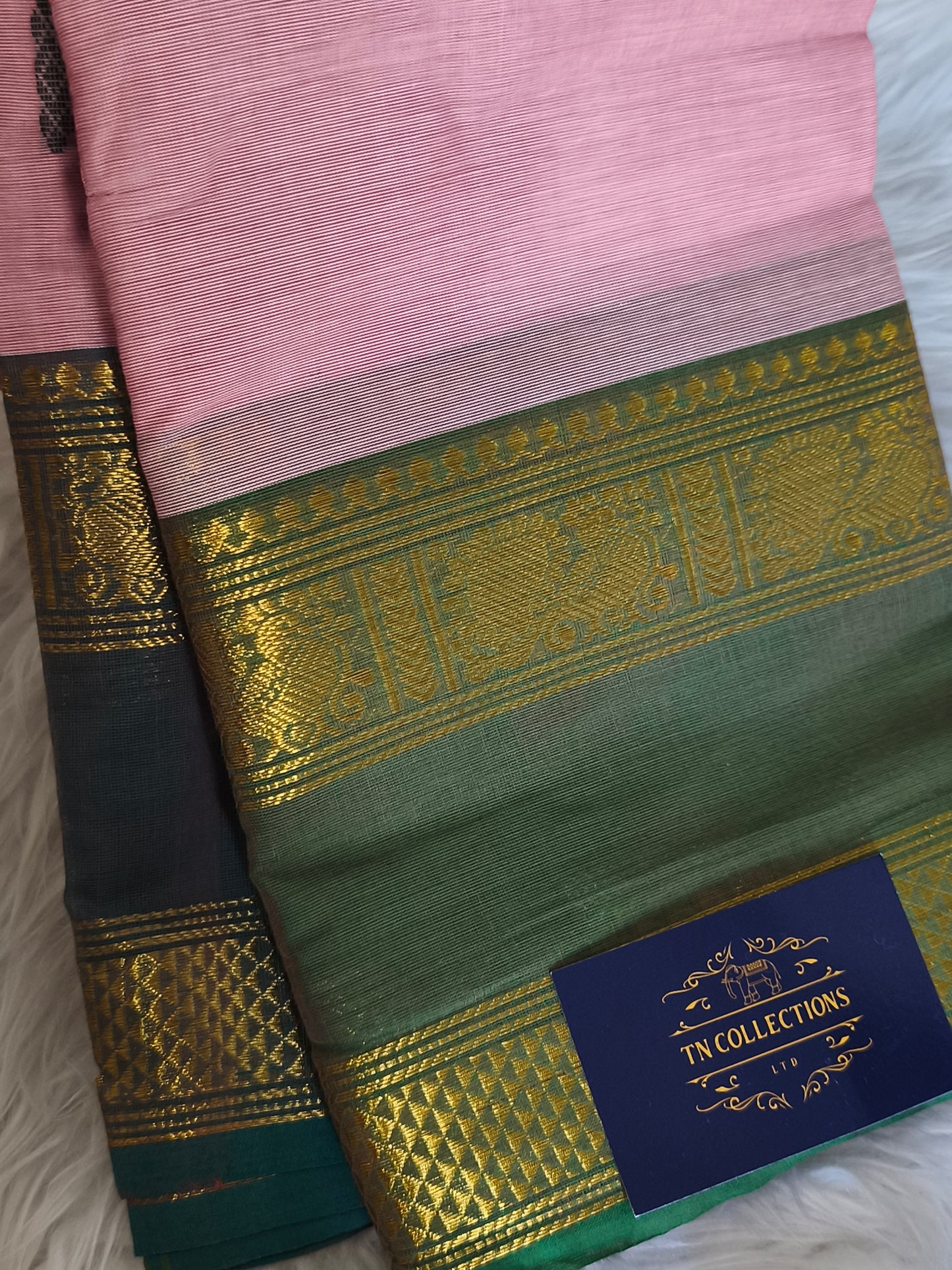 Pure handloom kanchi cotton saree