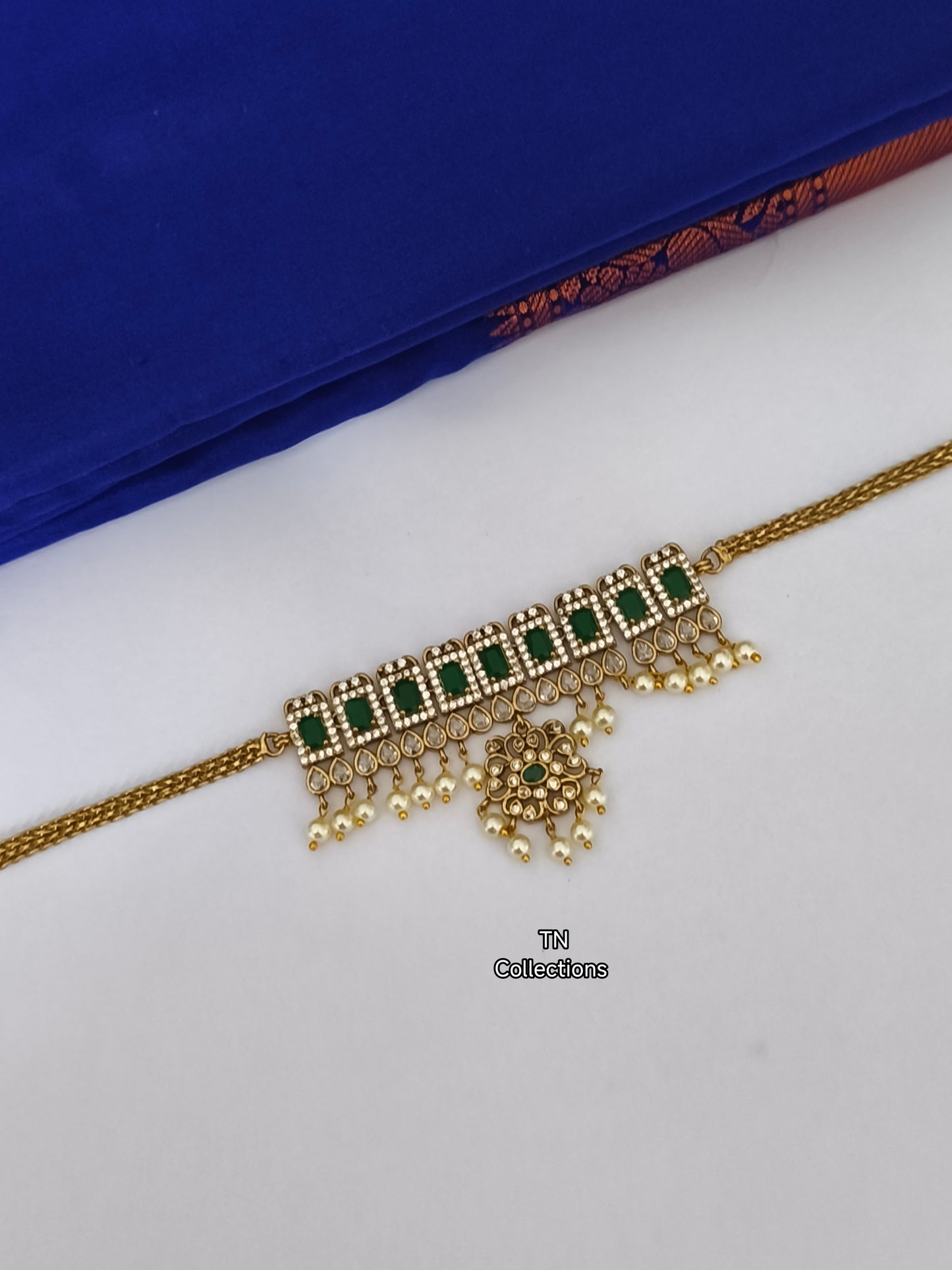 Antique Matte Choker Necklace Set