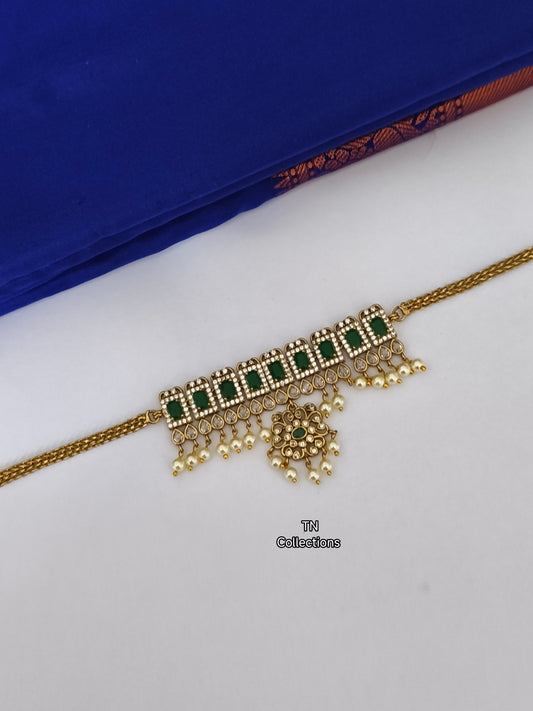 Antique Matte Choker Necklace Set