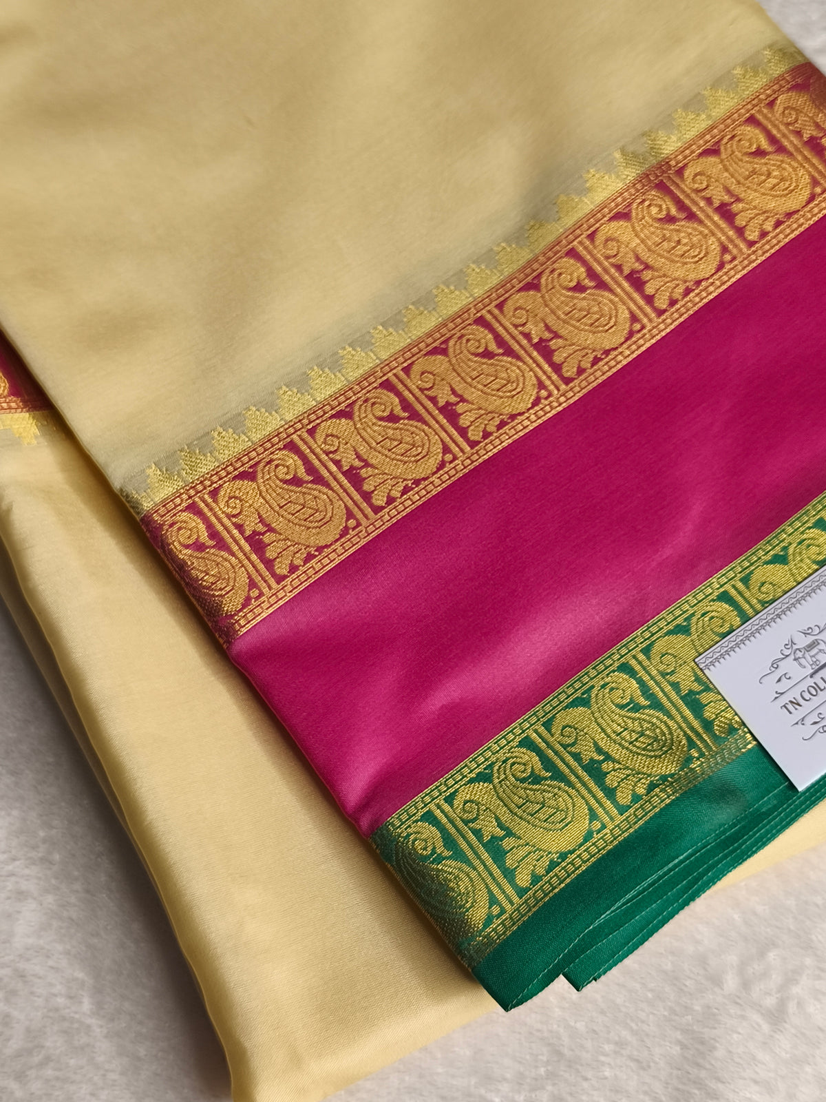 Semi Kanjivaram Banaras Soft Silk Saree