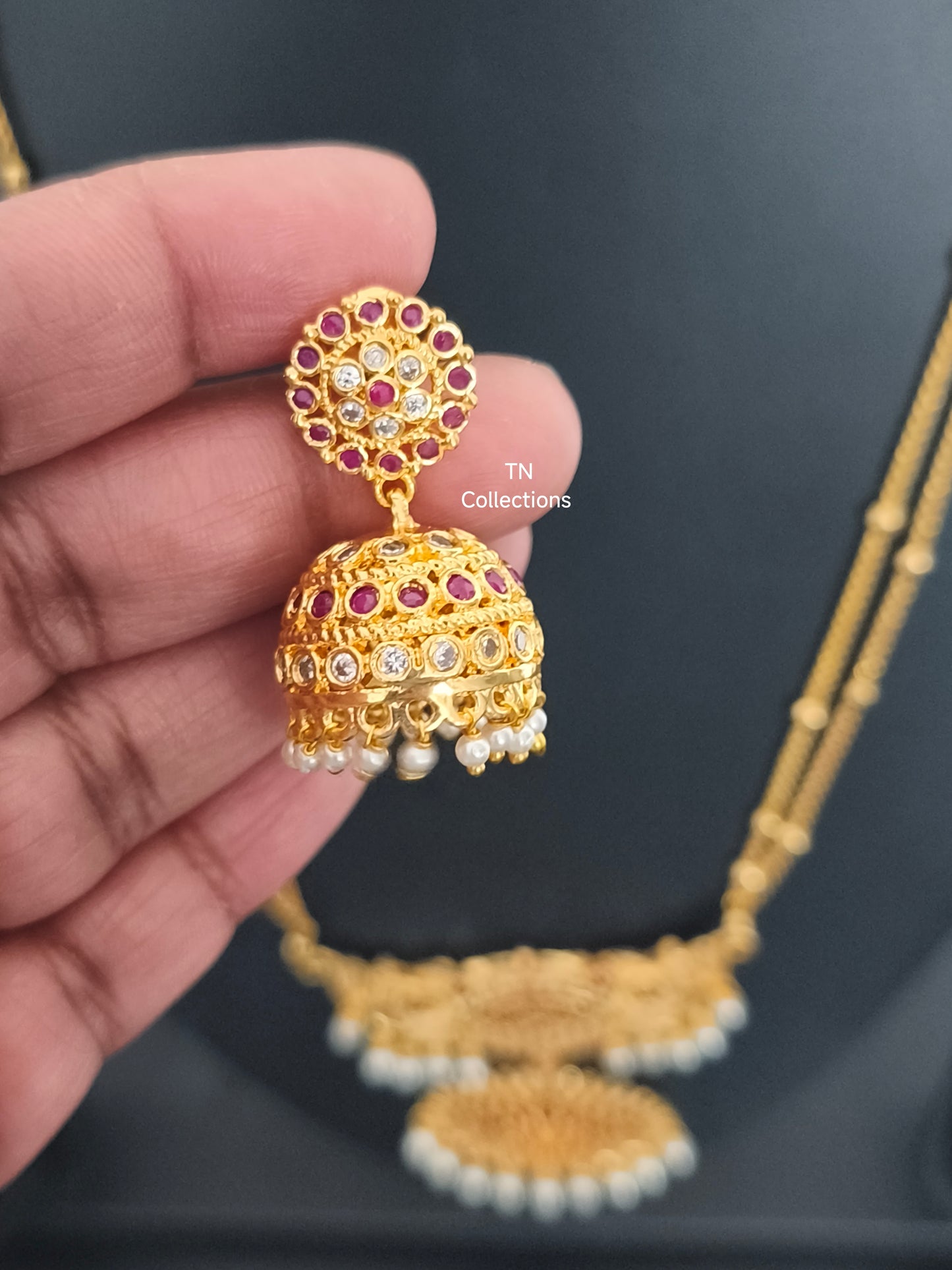 Micro gold plated Alli Semi Bridal Set