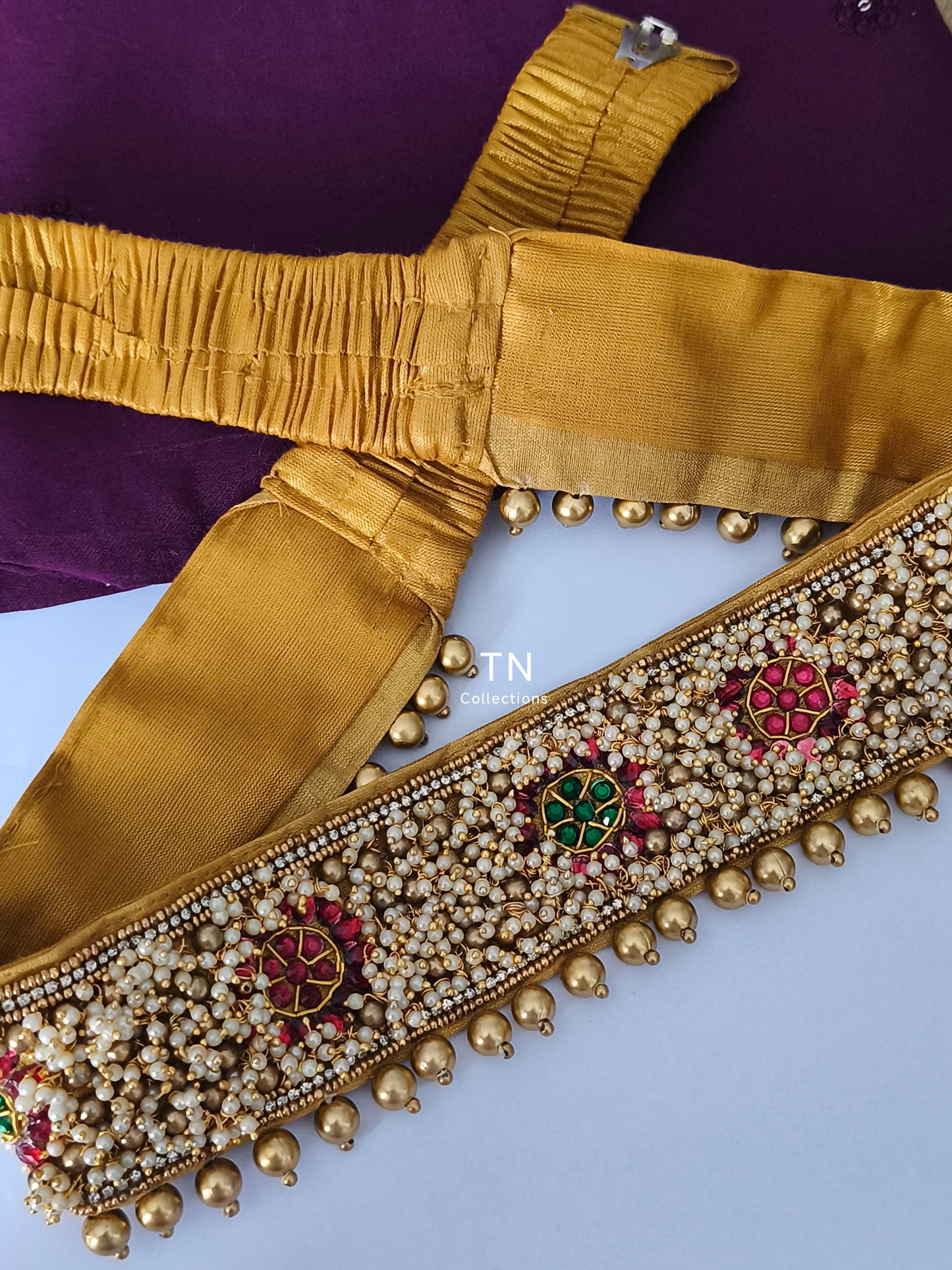 Bridal Beaded Hip Belt