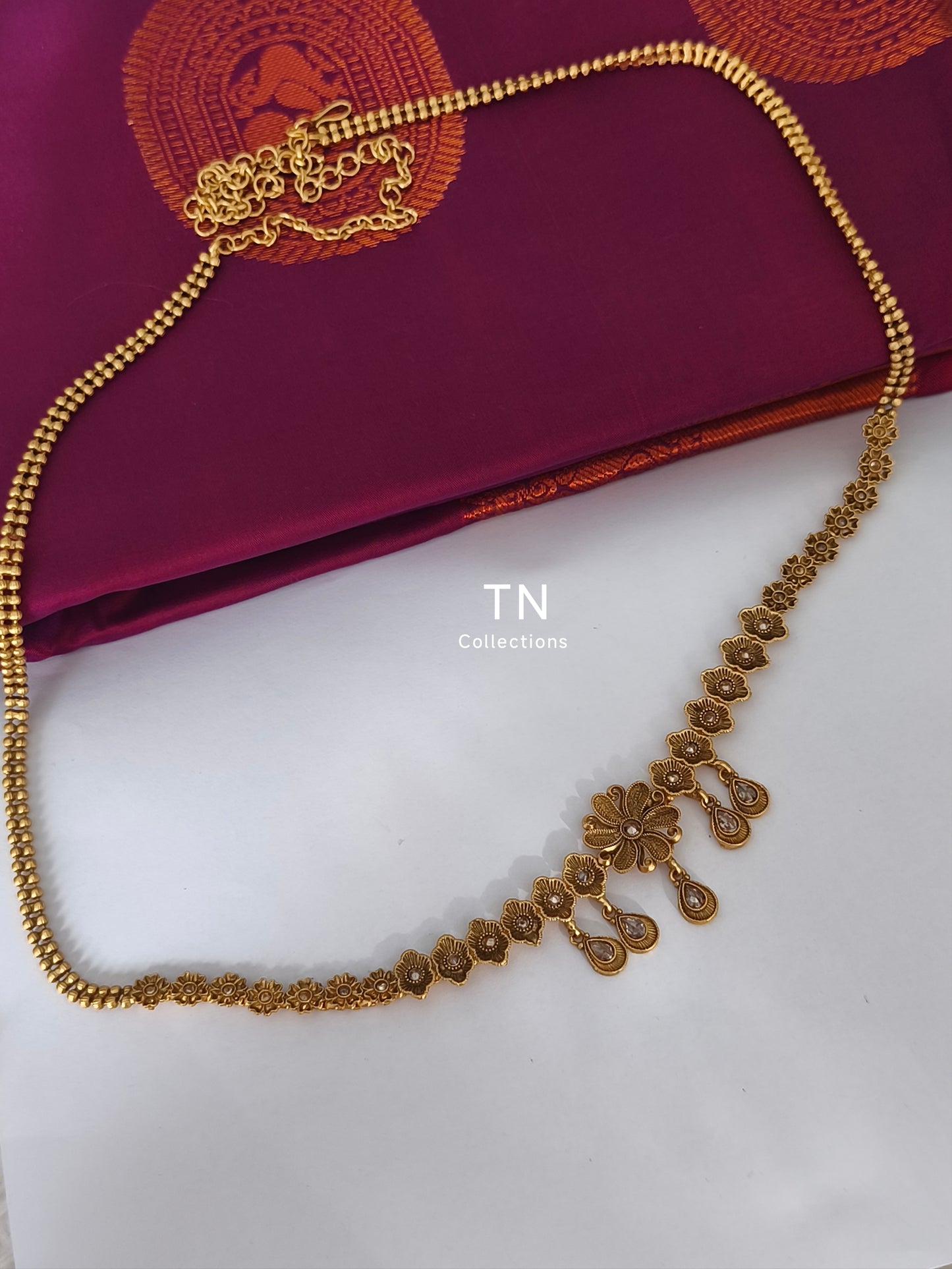 Antique Matte Finish Hip Chain