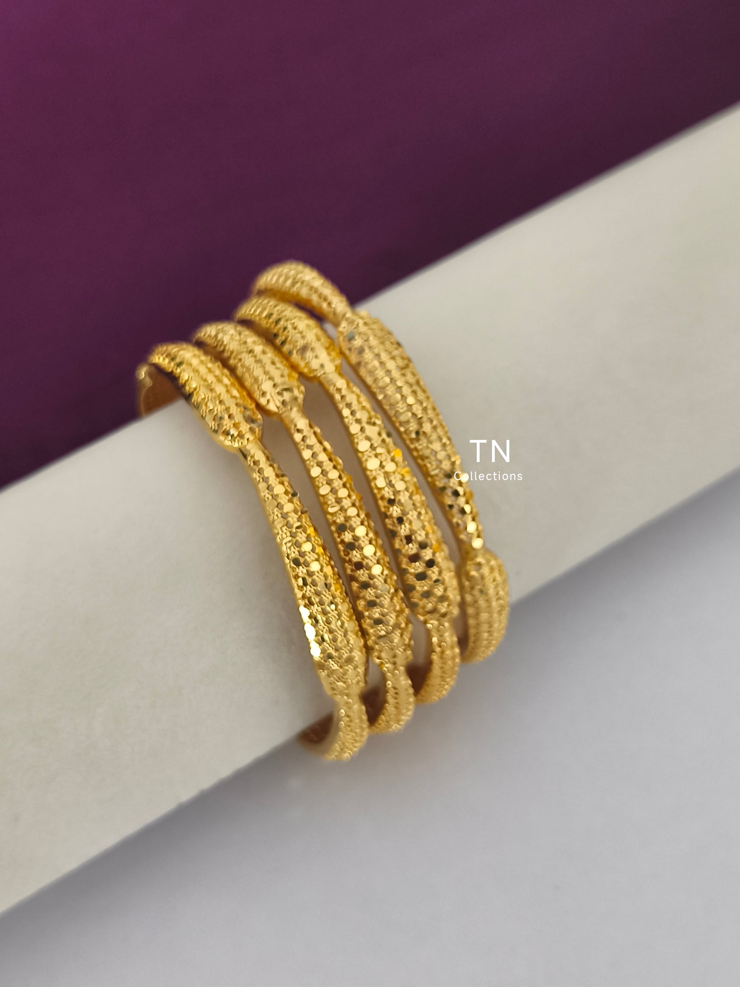 One gram gold forming Bangles (Size 2.6)