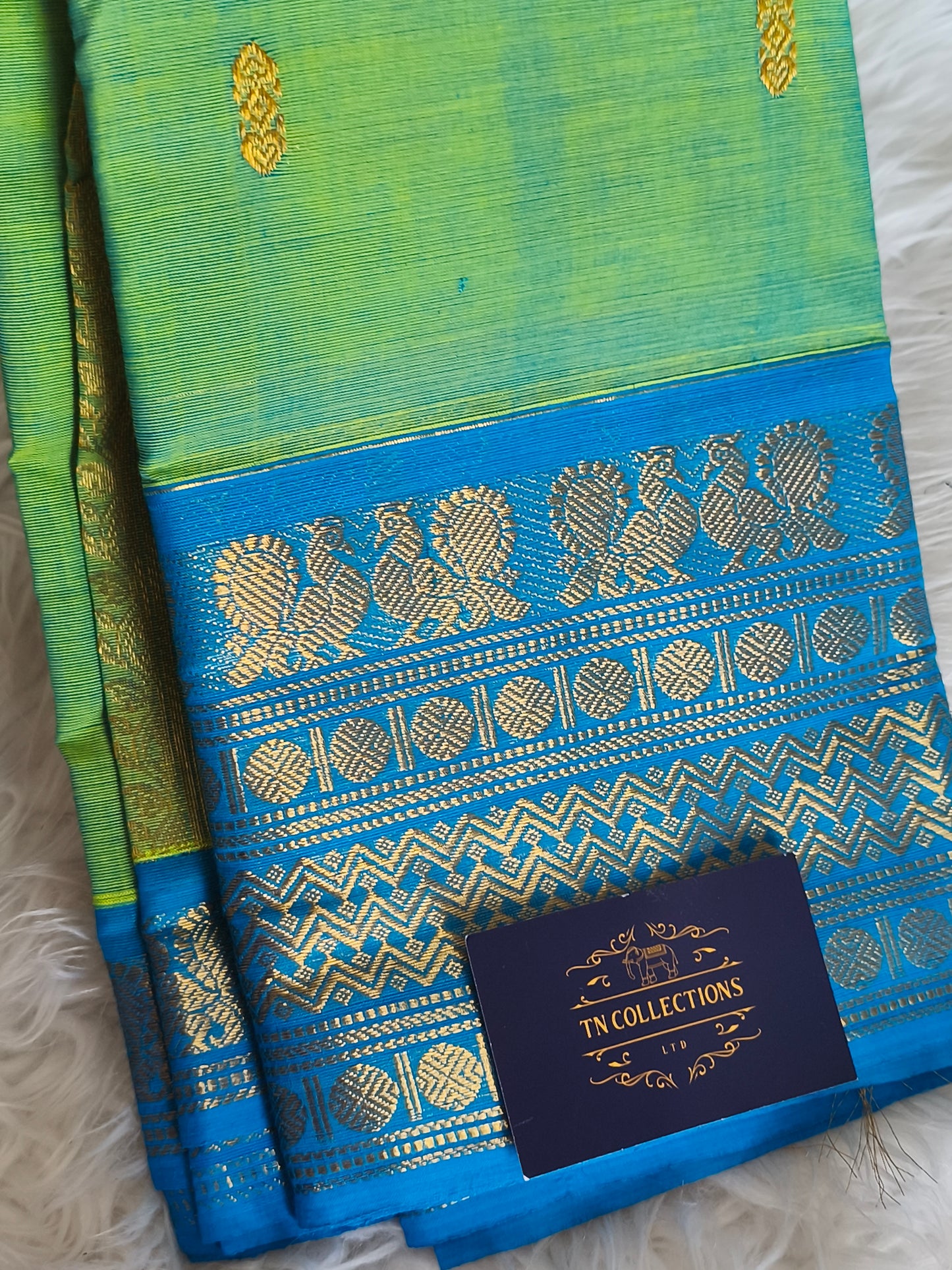 Grand Pure Kanchi Cotton Saree with Rich Pallu