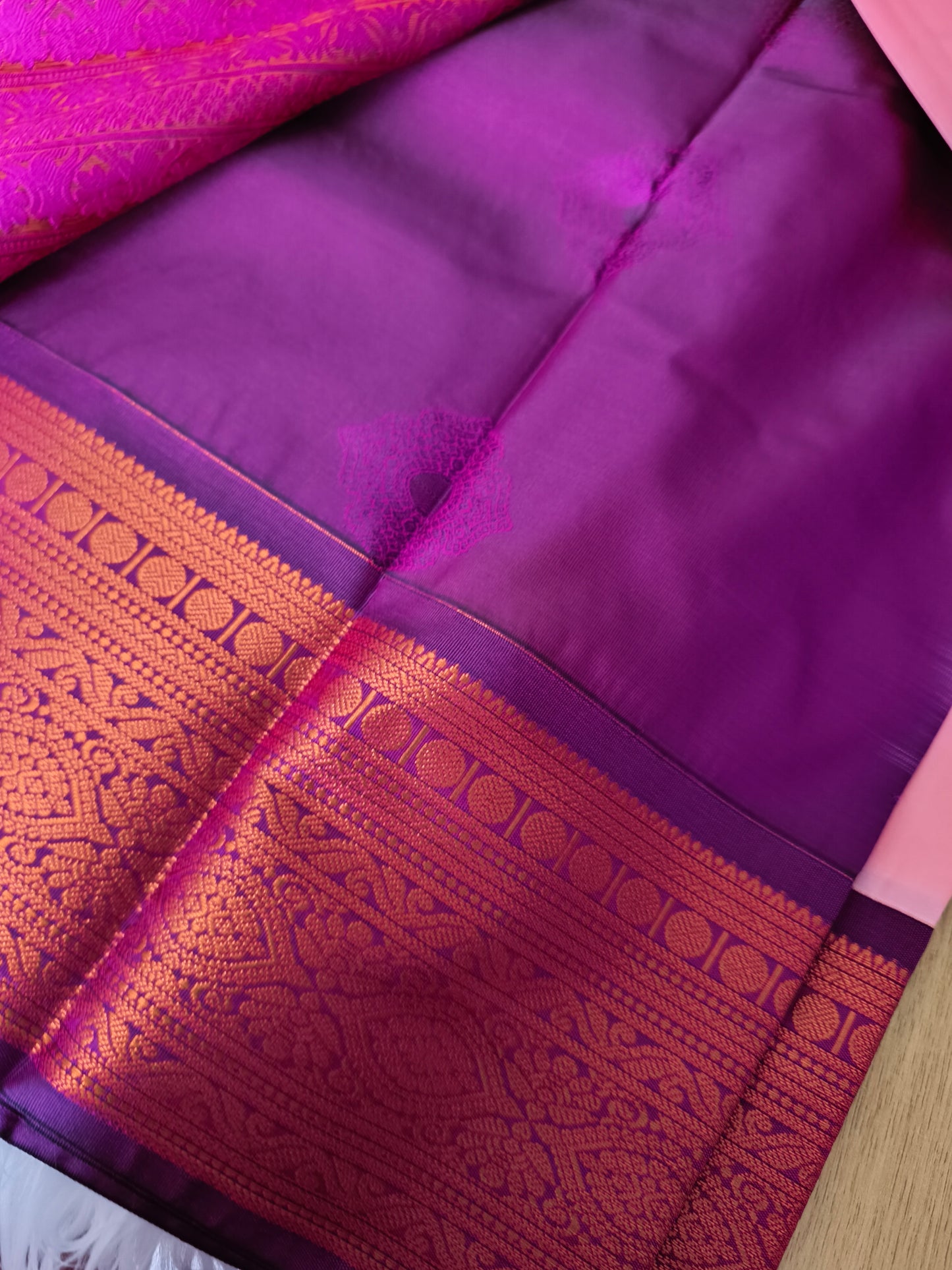 Premium Korvai Soft Silk Saree